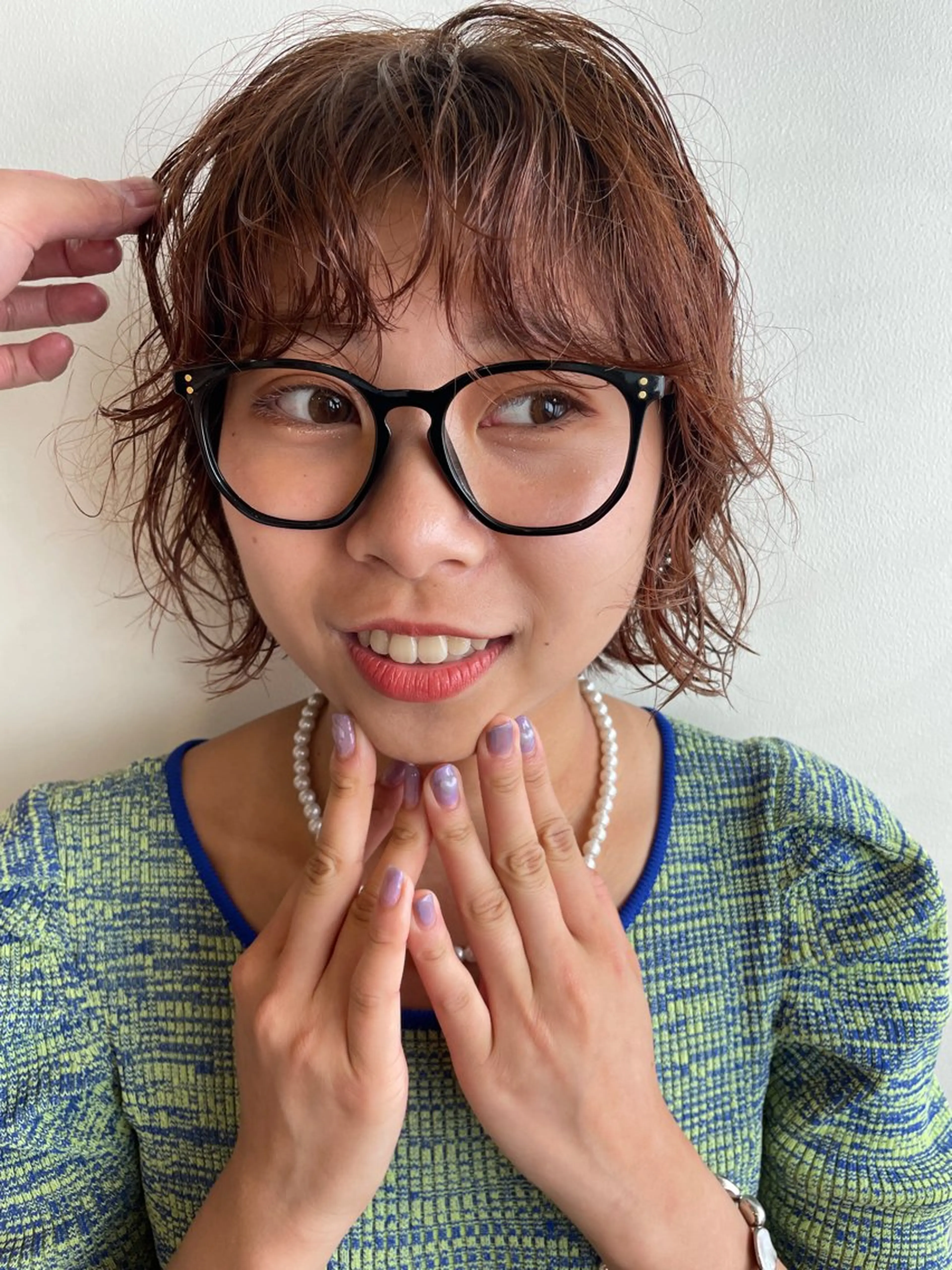 ショート カラー パーマ ブリーチ ボブ カット ヘアカラー パーマ トリートメント レイヤー／似合わせ TAKUYAのヘアスタイル