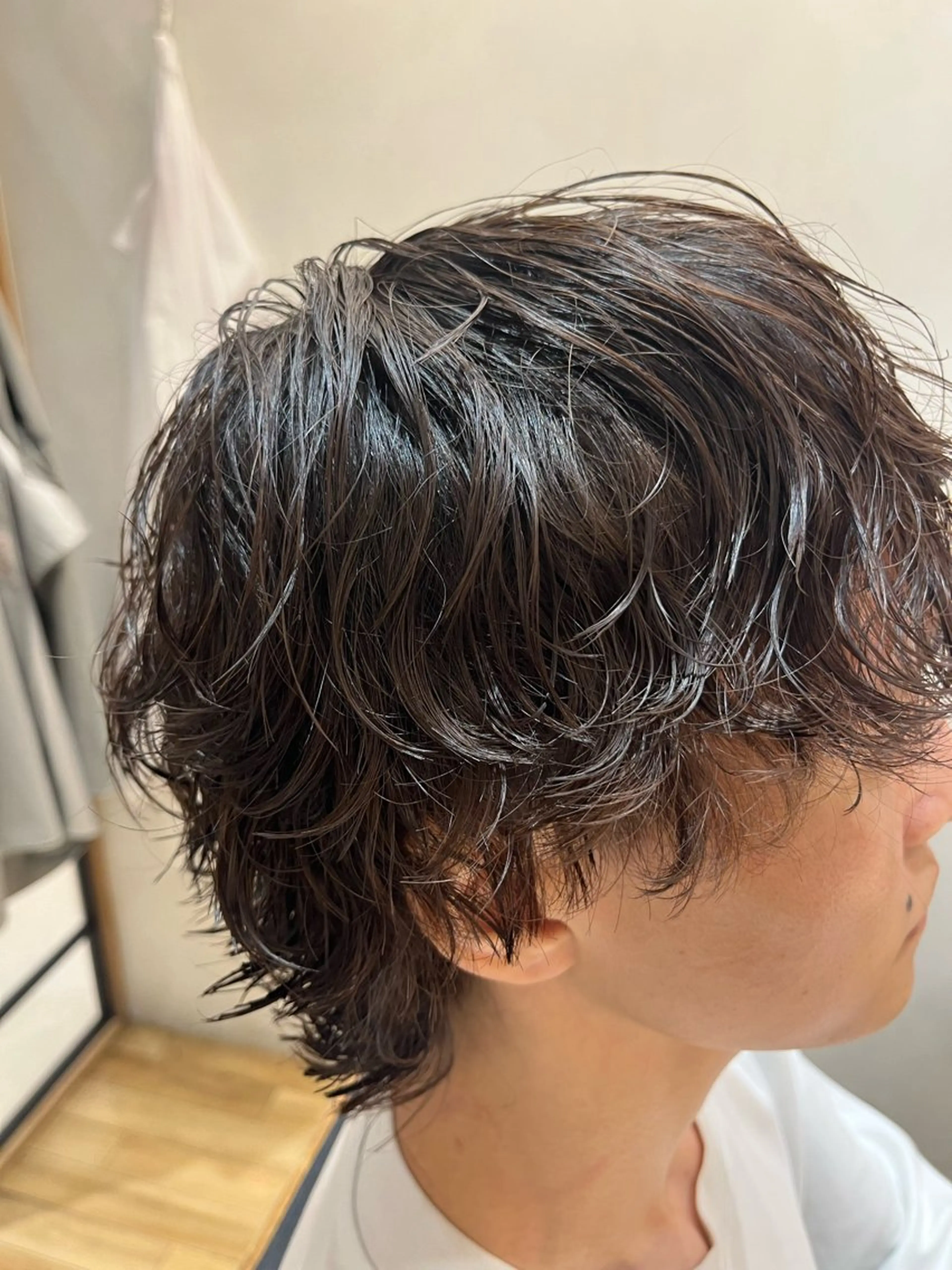 パーマ メンズ 波巻きパーマ カット パーマ 🟦メンズ特化🟦 たかしま　あさひのヘアスタイル