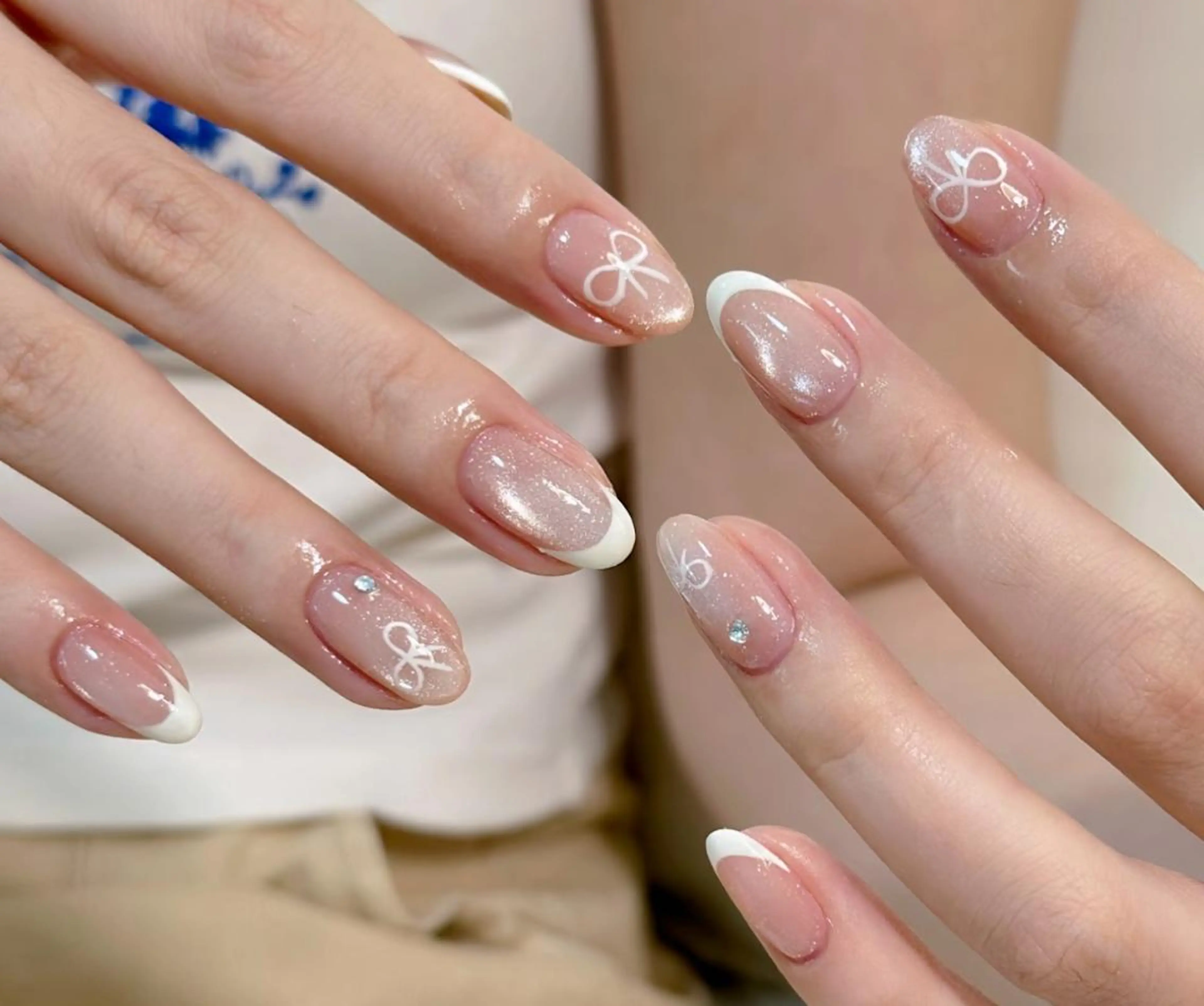 ネイル ハンドネイル By moonネイル 🌷ワンホン/韓国風のネイルデザイン