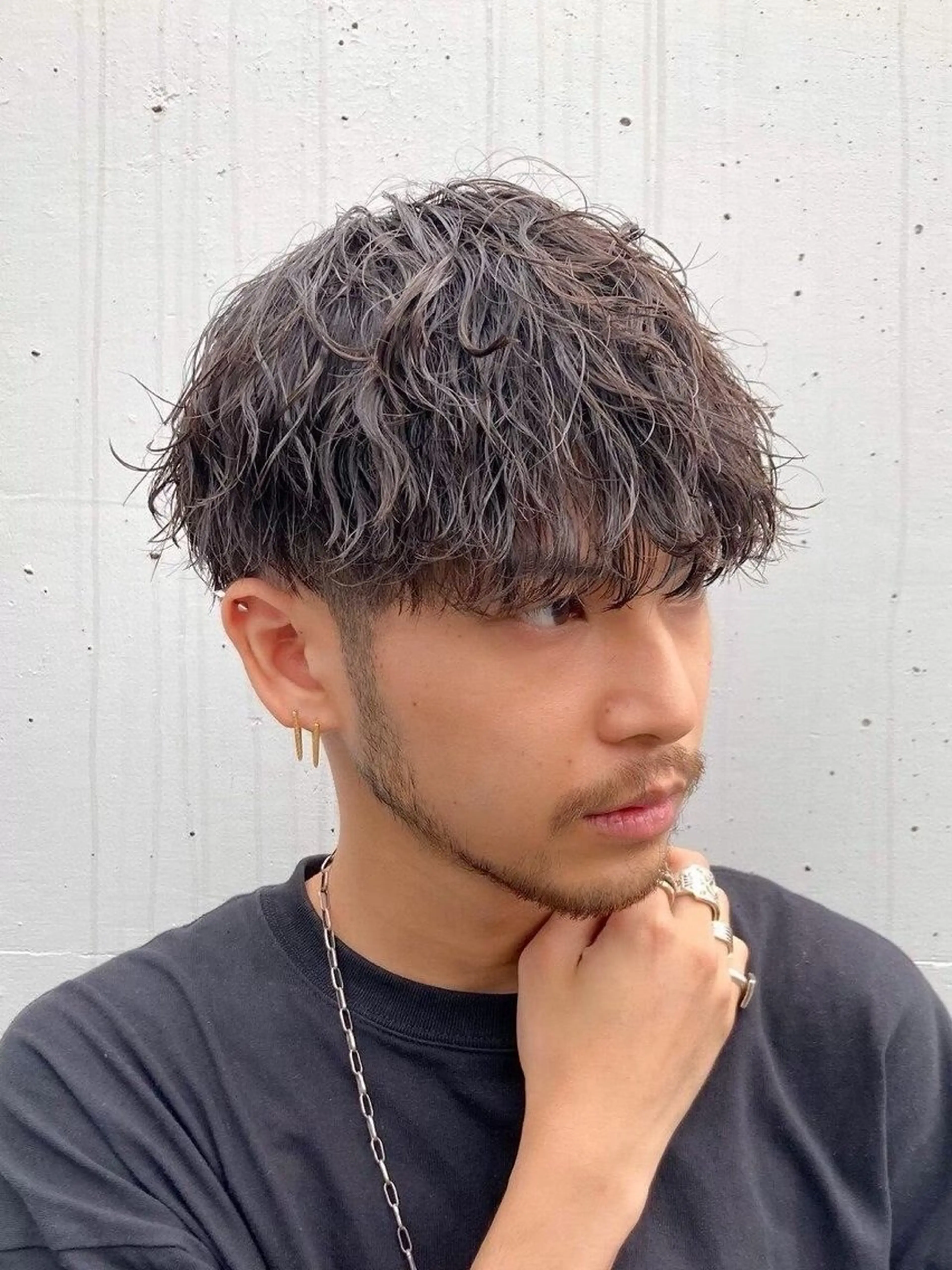 ショート カラー パーマ メンズ RETOUCH by fifth 銀座店所属・似合わせカット /fifth富樫倭のヘアスタイル