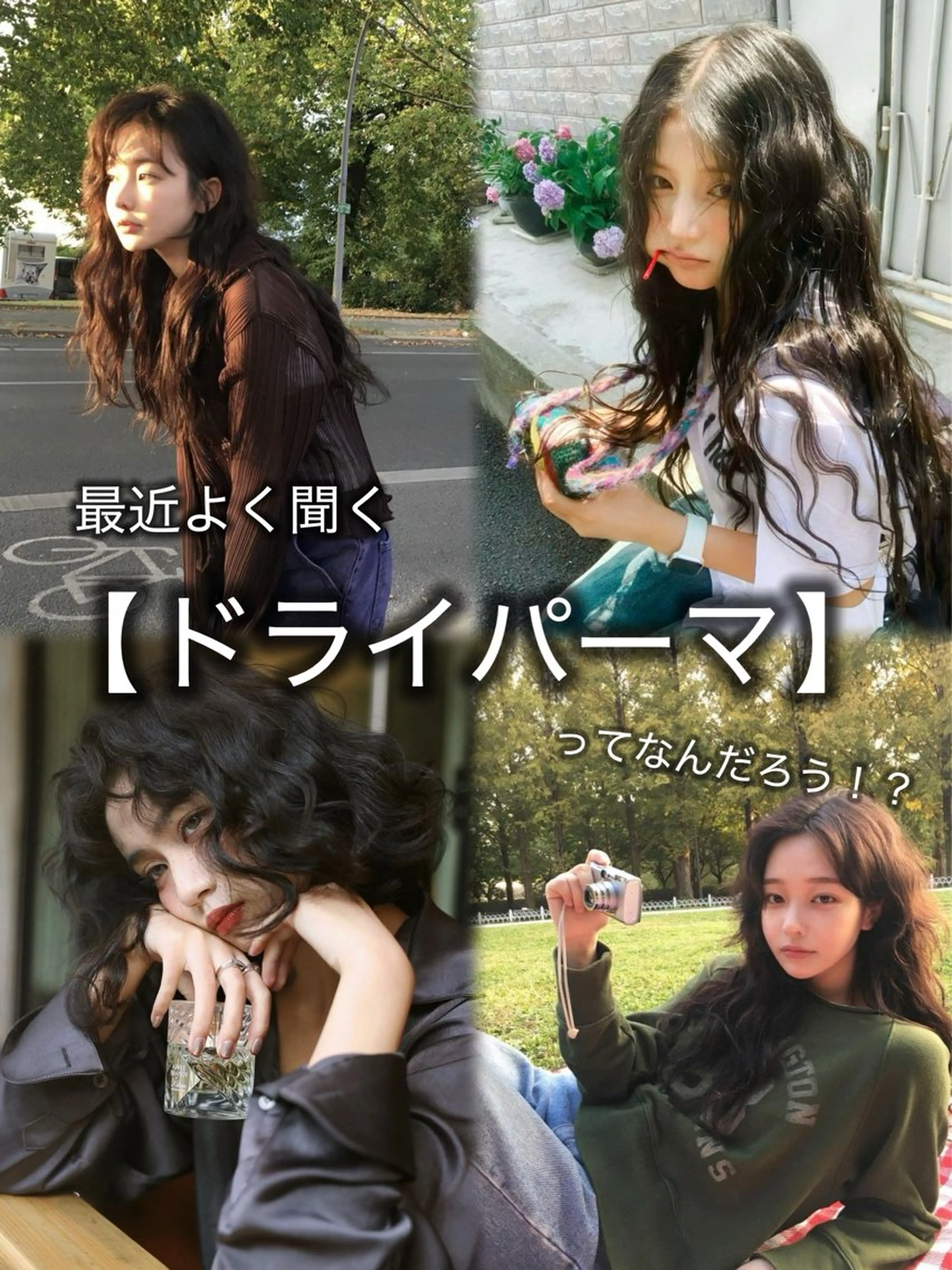 【月曜日限定】ドライパーマ×カットの写真