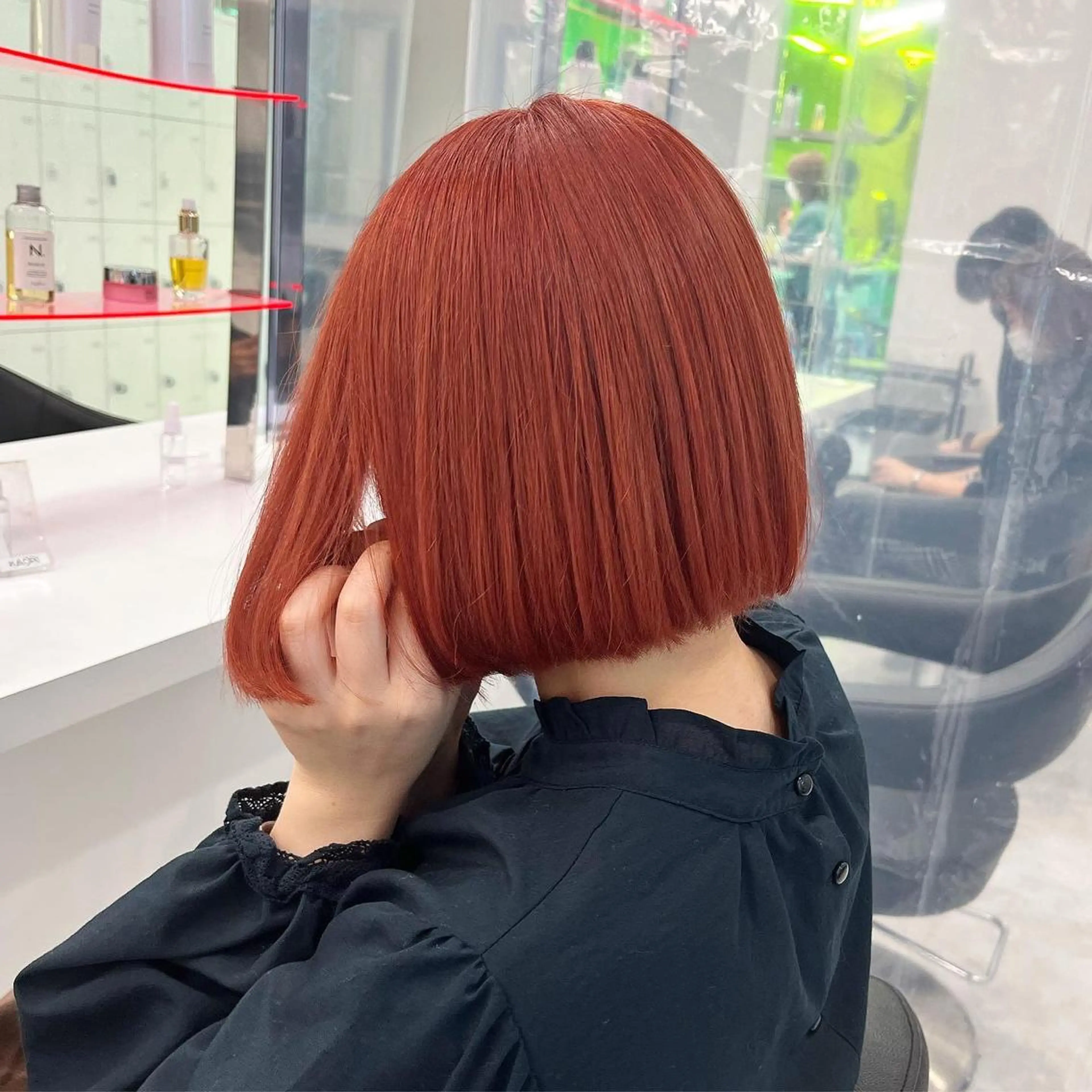 ショート カラー 髪質改善 トリートメント silly所属・レイヤーカットモデル 募集中　ukaのヘアスタイル