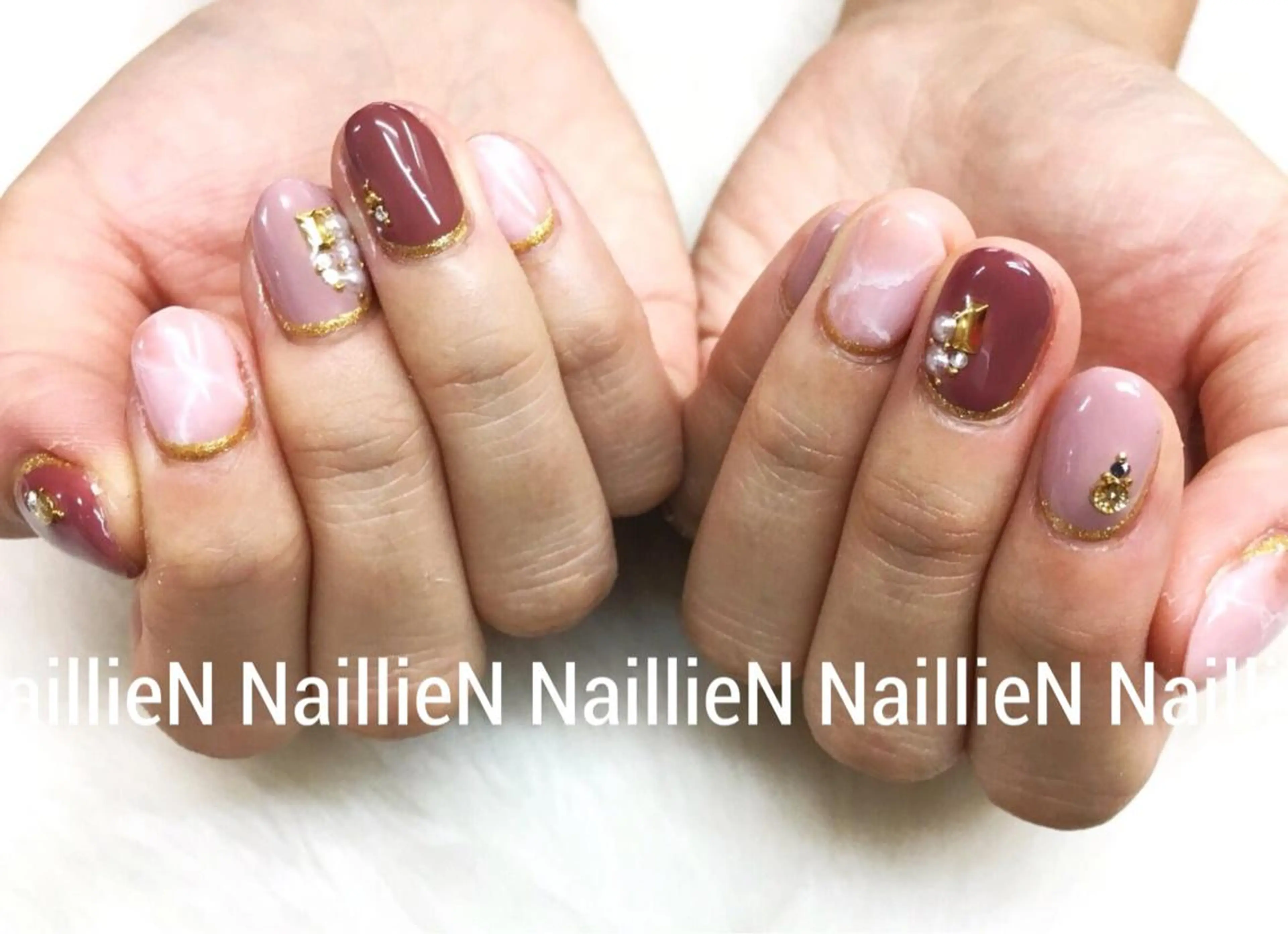 ネイル 大理石ネイル(マーブル) Nail lieNのネイルデザイン