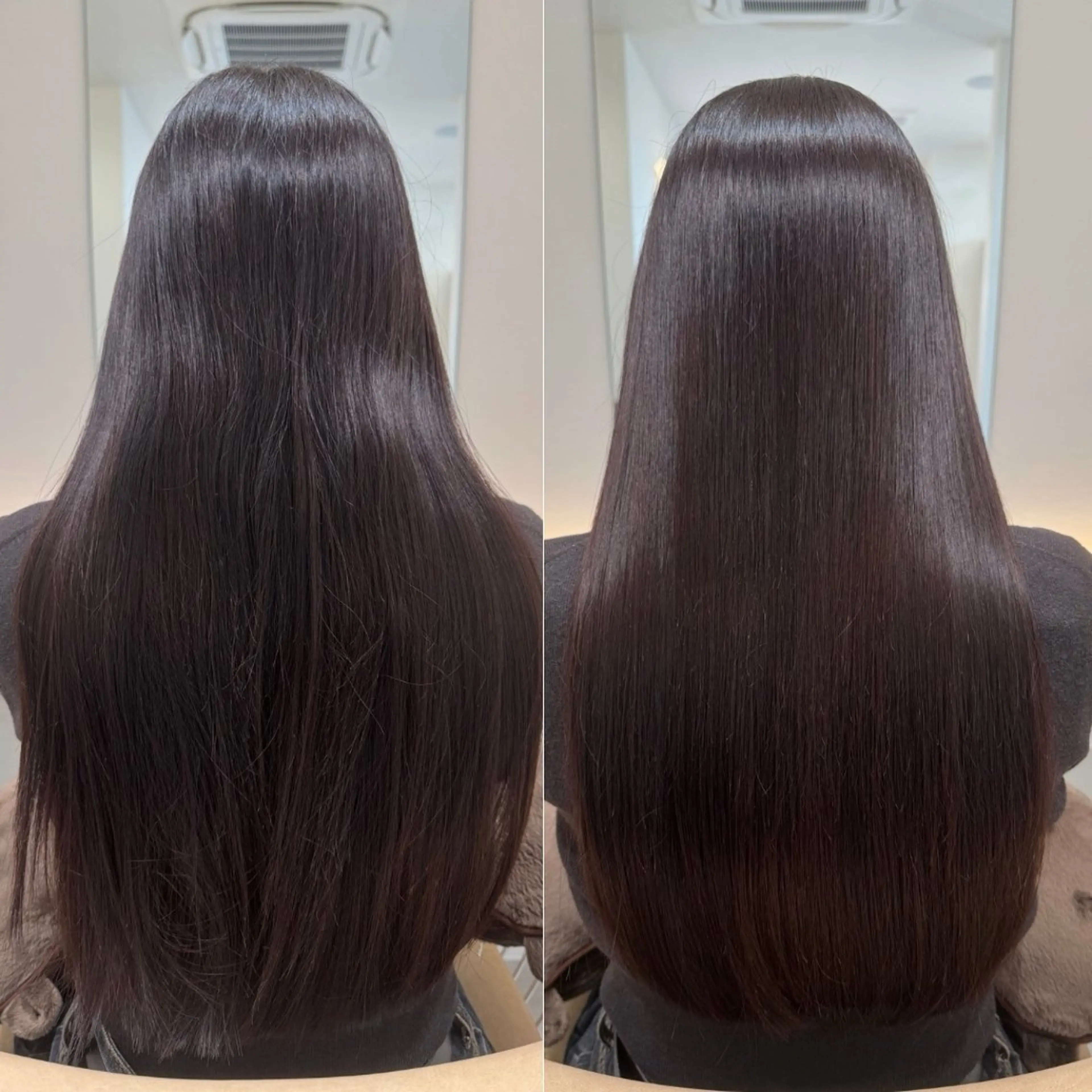 ロング 髪質改善 SNSモデルのヘアスタイル