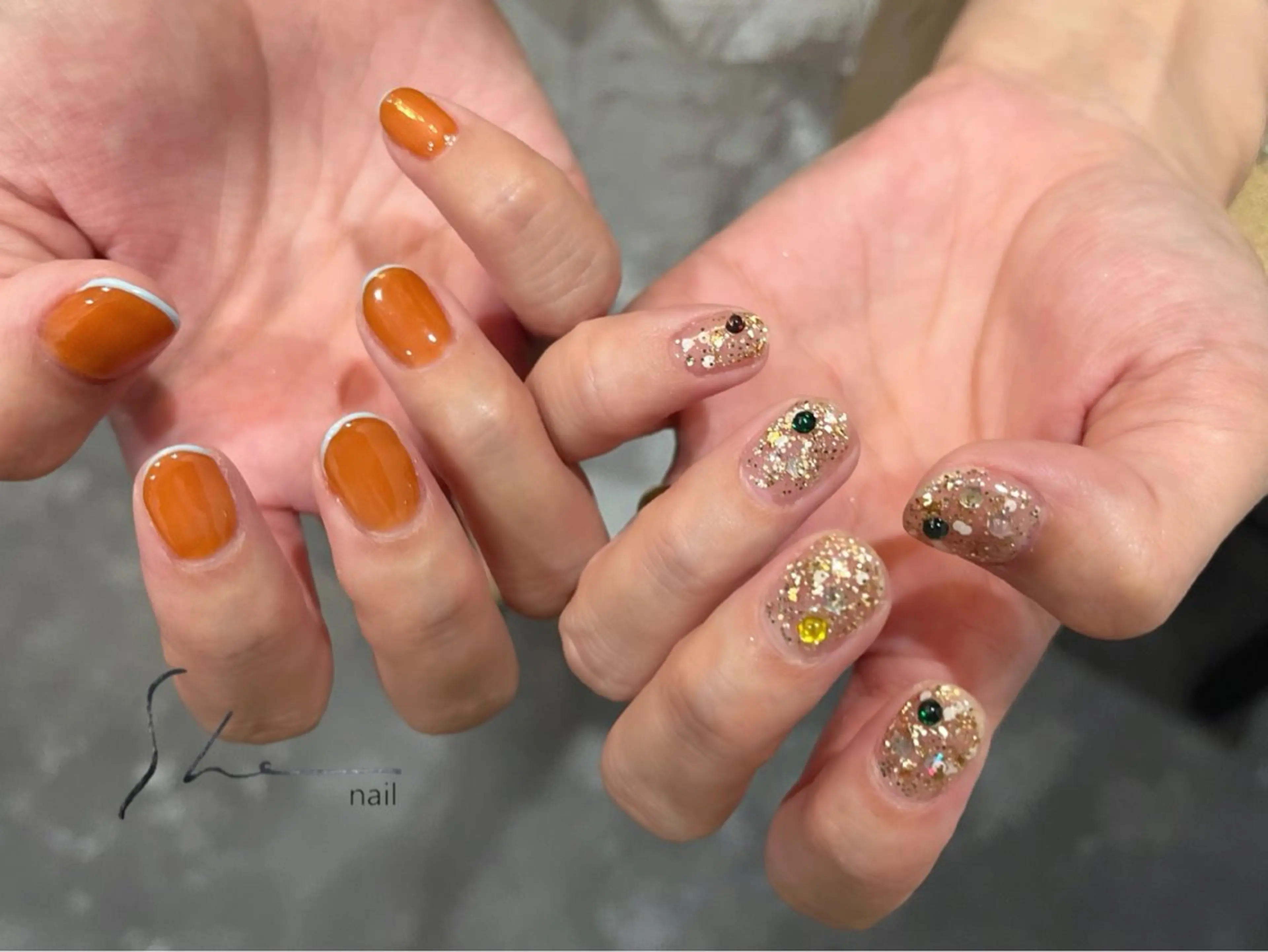 ショート SHE所属・SHE adusaのネイルデザイン