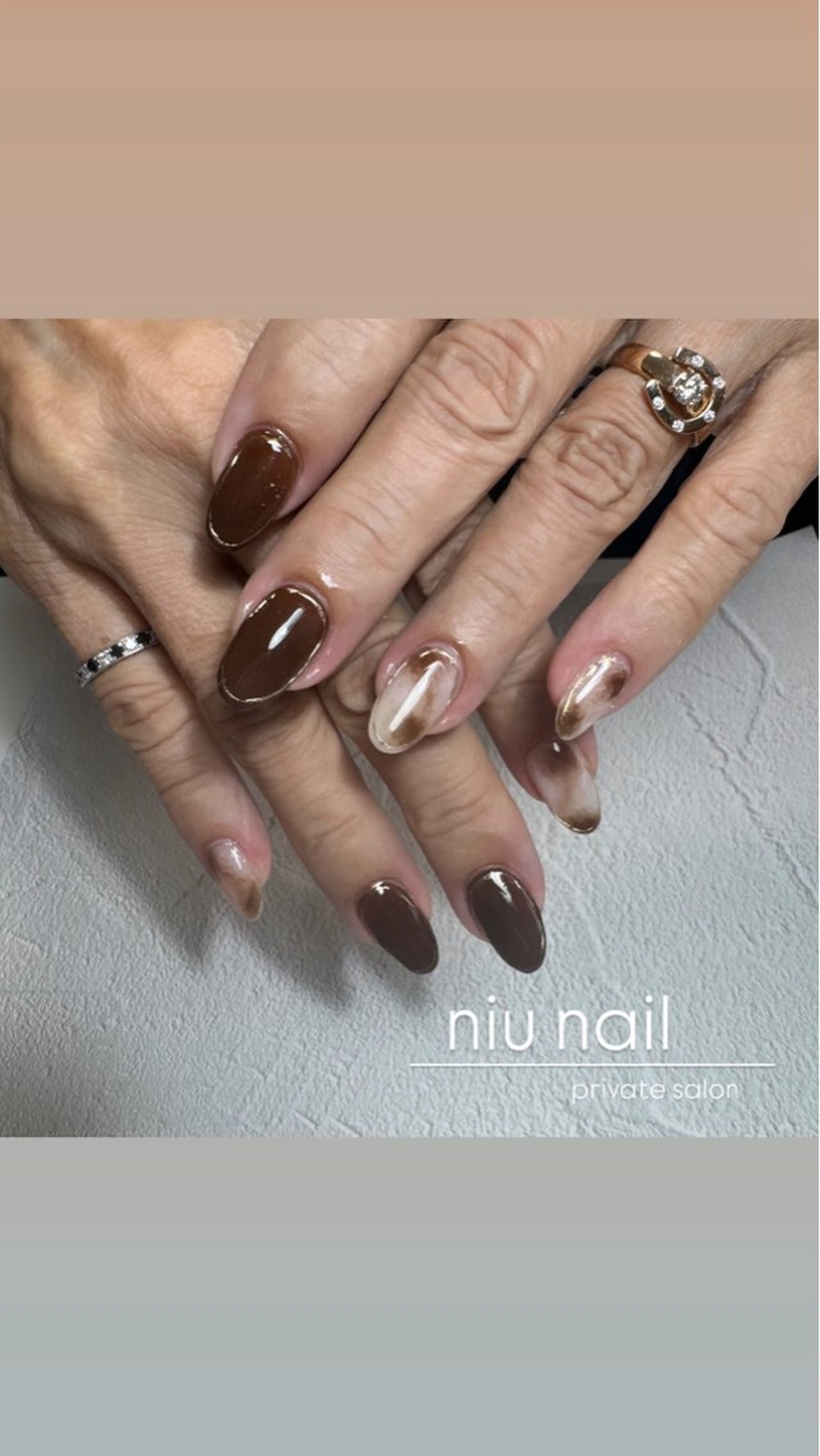 ネイル ニュアンスネイル nail salon niuのネイルデザイン
