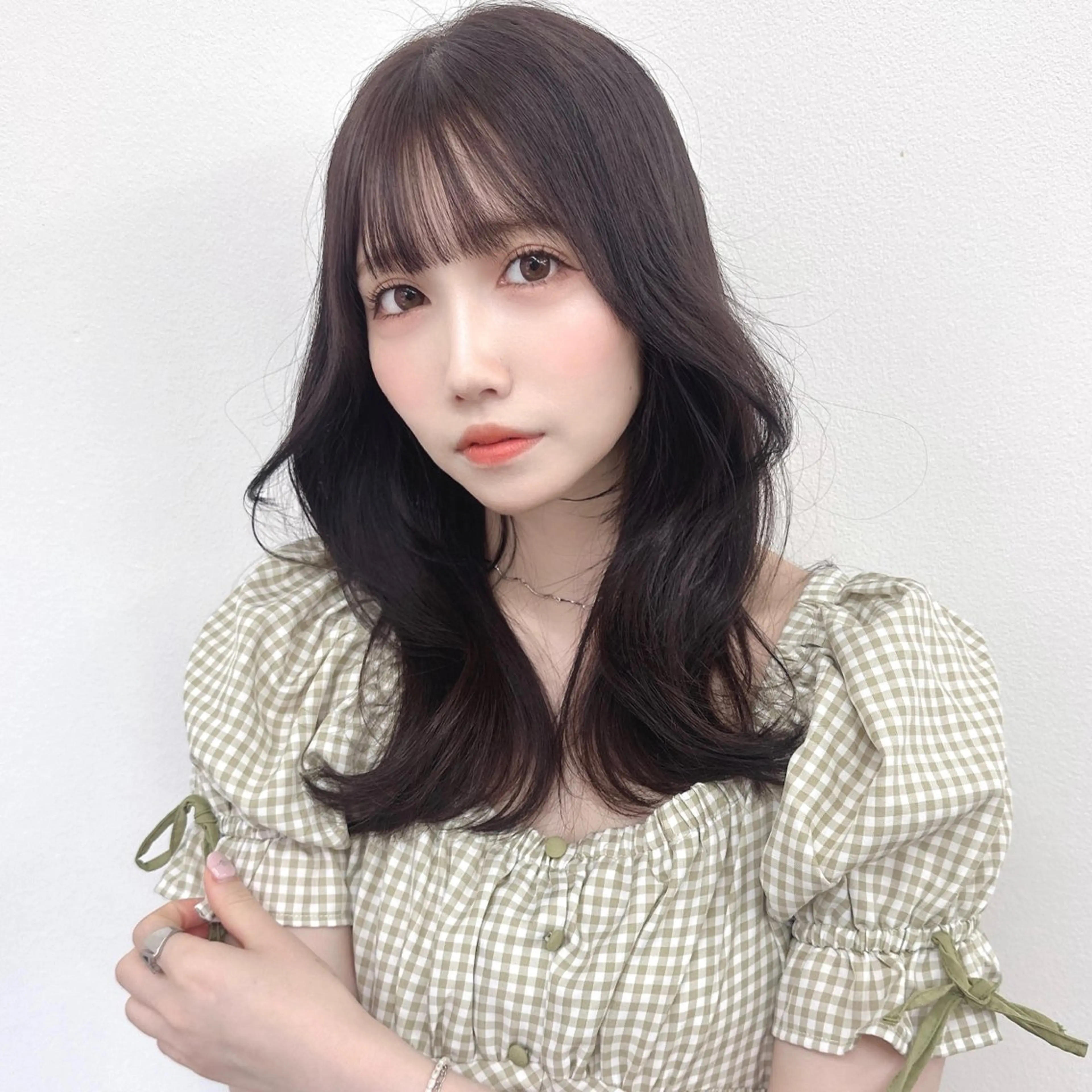 ミディアム カラー ✨️美髪矯正×似合わ せ艶カラー✨藤田透のヘアスタイル