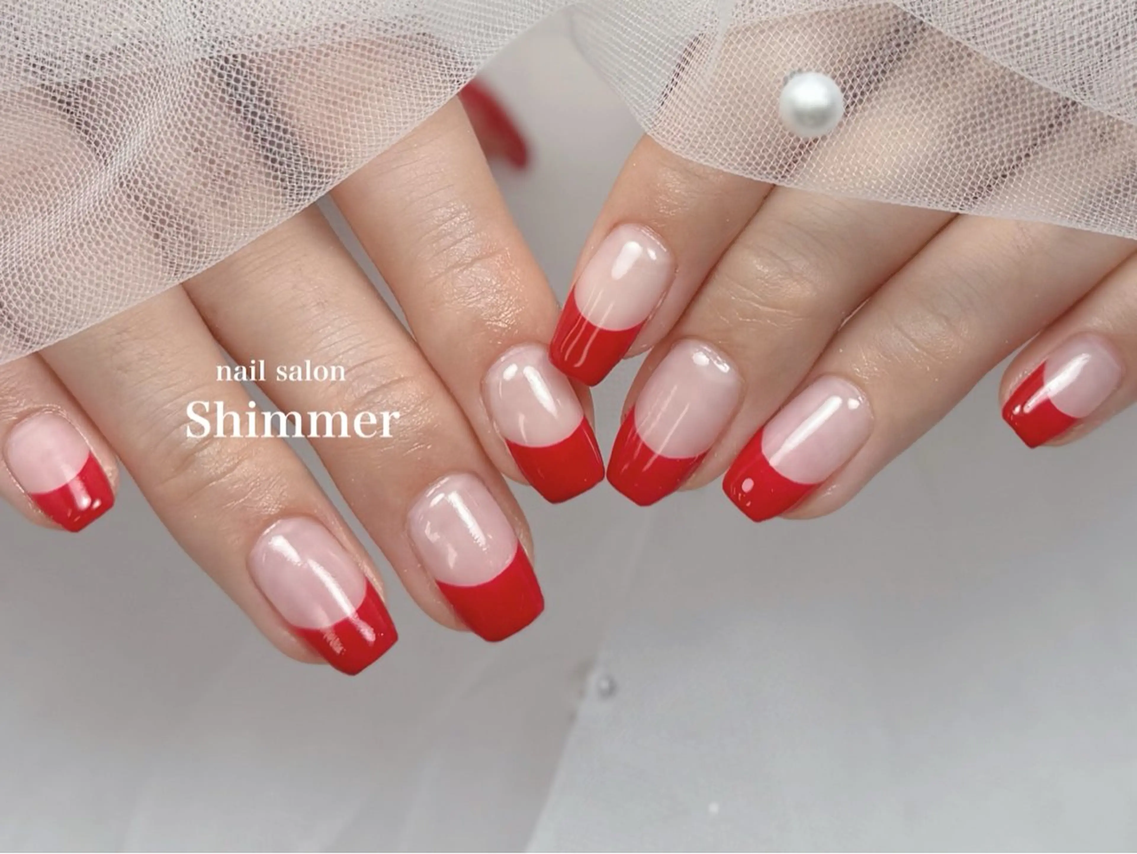 ネイル ハンドネイル Shimmer Risaのネイルデザイン