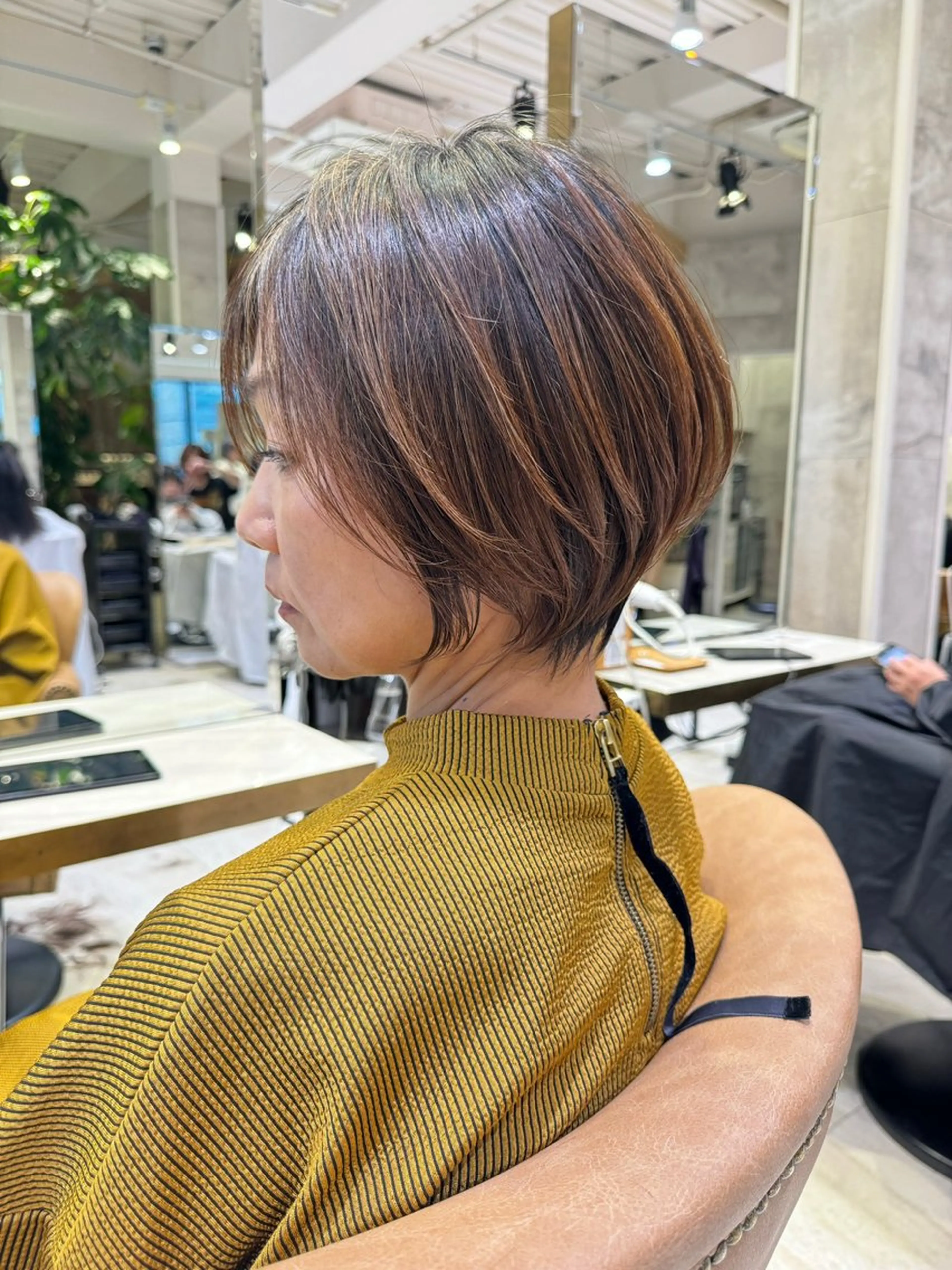 ショート ショートボブ ボブ くびれヘア ショートヘア お悩み解決ひし形 ショート✂️　イガワのヘアスタイル