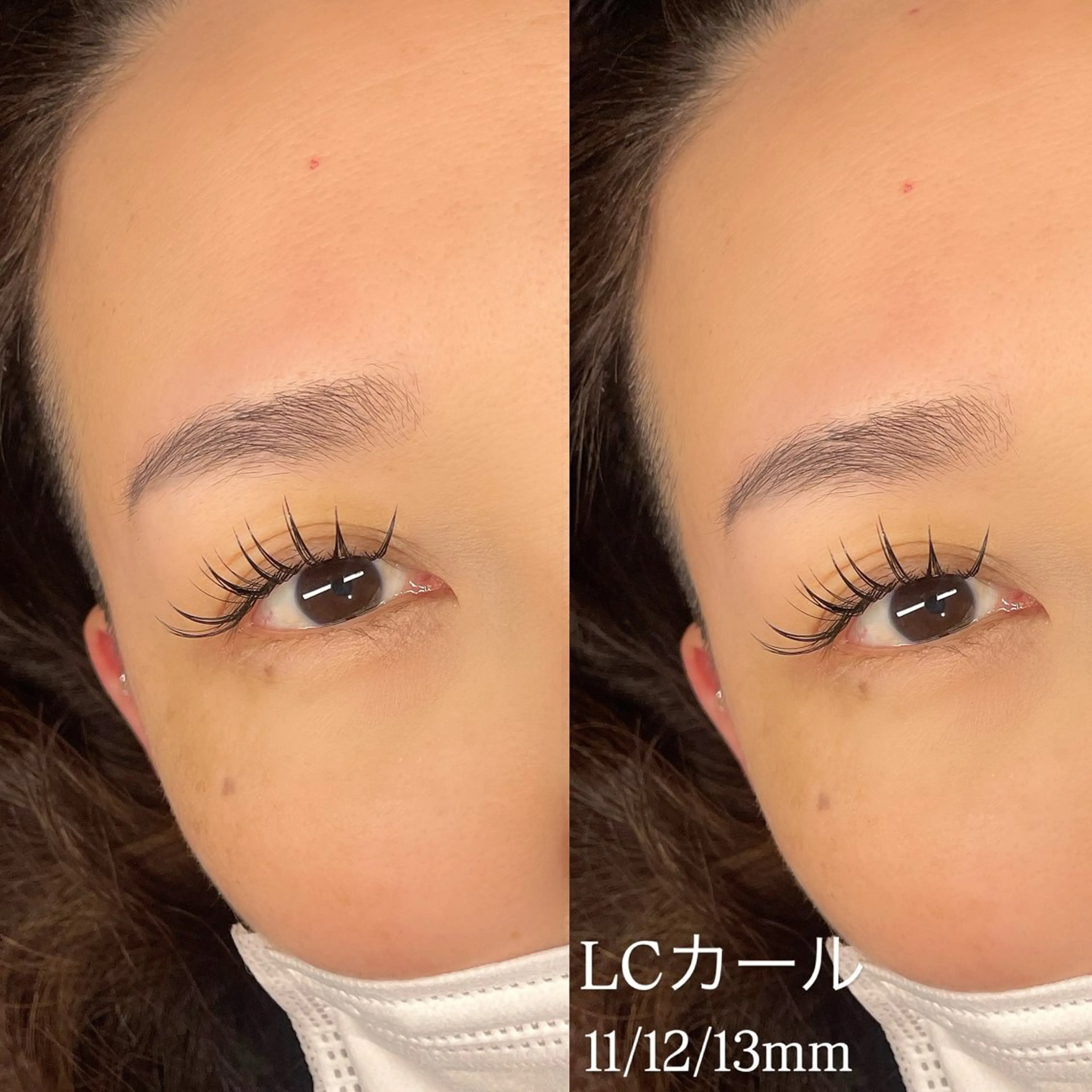 マツエク・マツパ Cカール ナチュラル 一重×まつ毛パーマ 吉井 奈緒美のマツエク・マツパデザイン