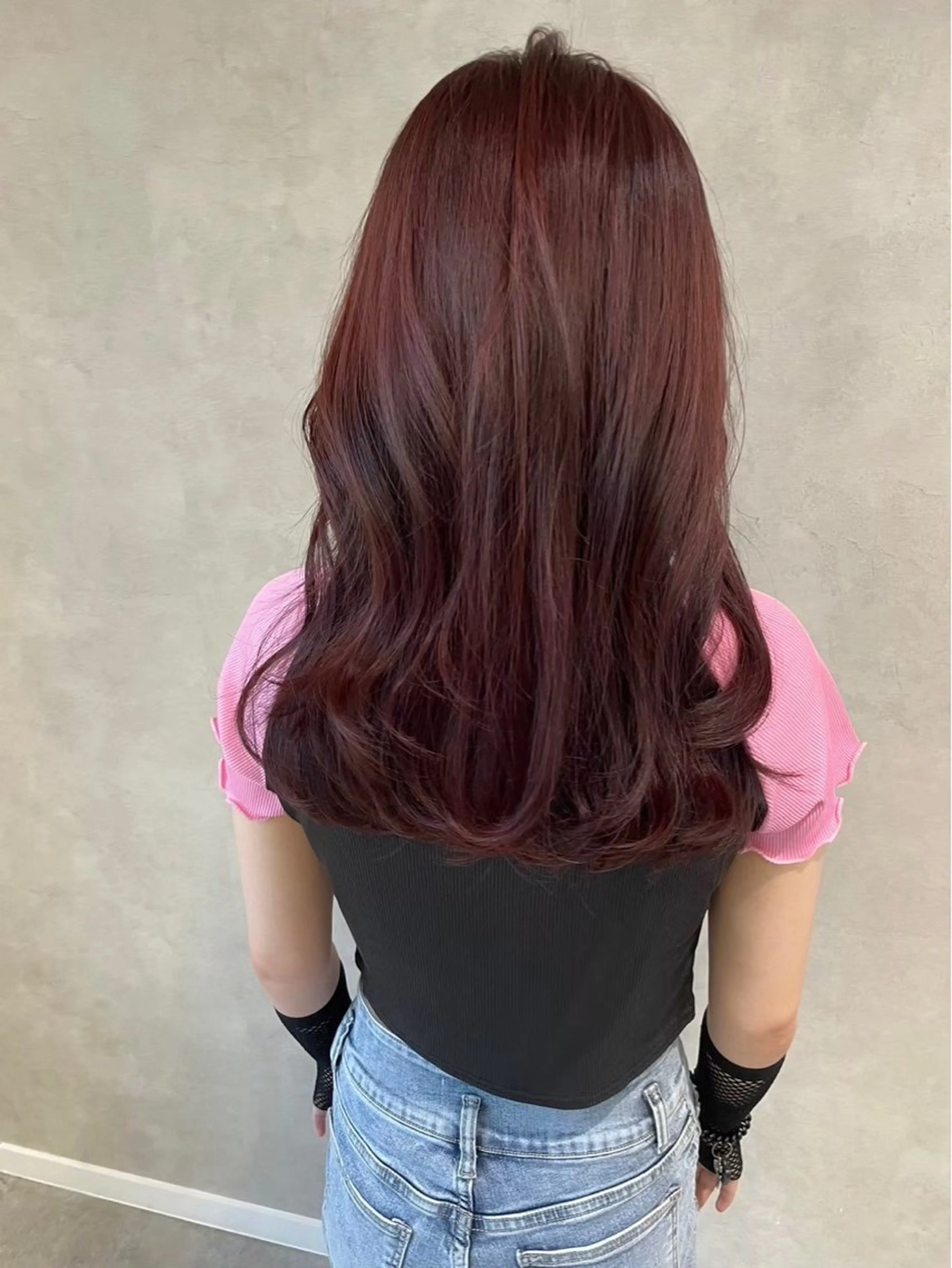 ロング カラー ボブ/レイヤー/ ダブルカラー/みのりのヘアスタイル