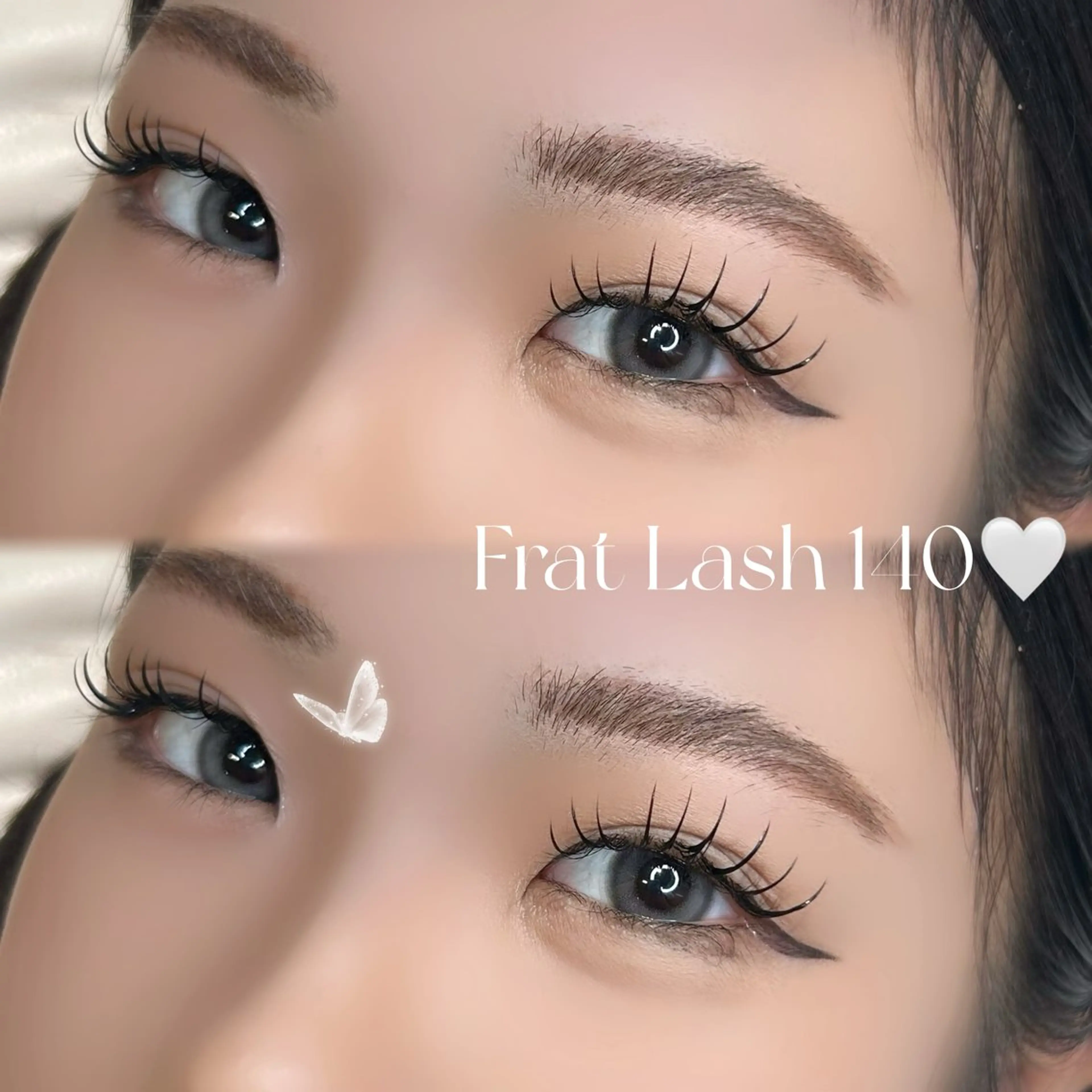 マツエク・マツパ CCカール Cカール カラーマツエク キュート Dカール マツエク mila. mahina 天神のマツエク・マツパデザイン