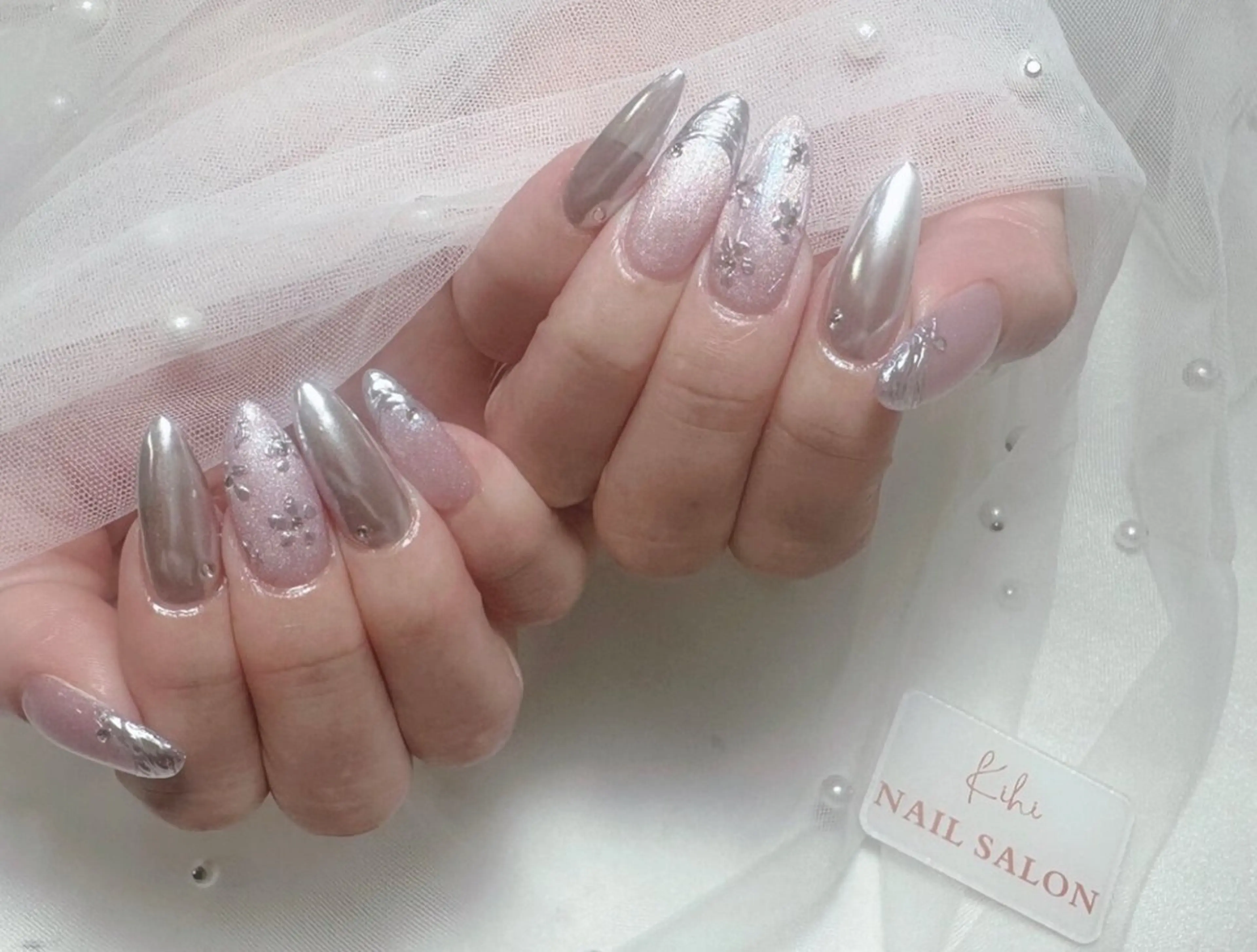 ネイル アートネイル フレンチネイル ジェルネイル グラデーション 韓国ネイル 村中 ハナのネイルデザイン