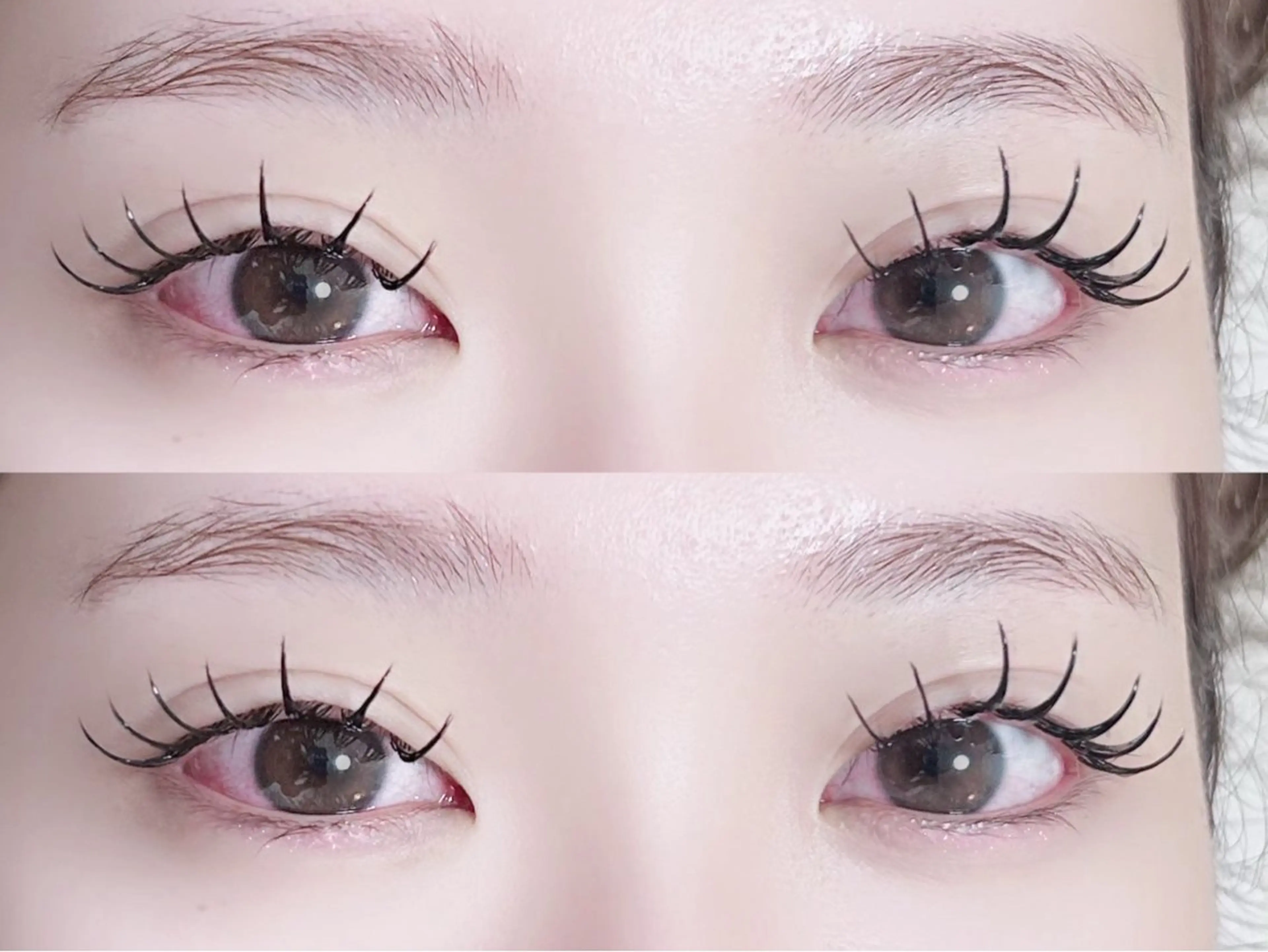 【クリスマス前に‼️】束感マツエク100本2980円🙈💞（カシミヤセーブルにも＋700円で変更可🩷）の写真