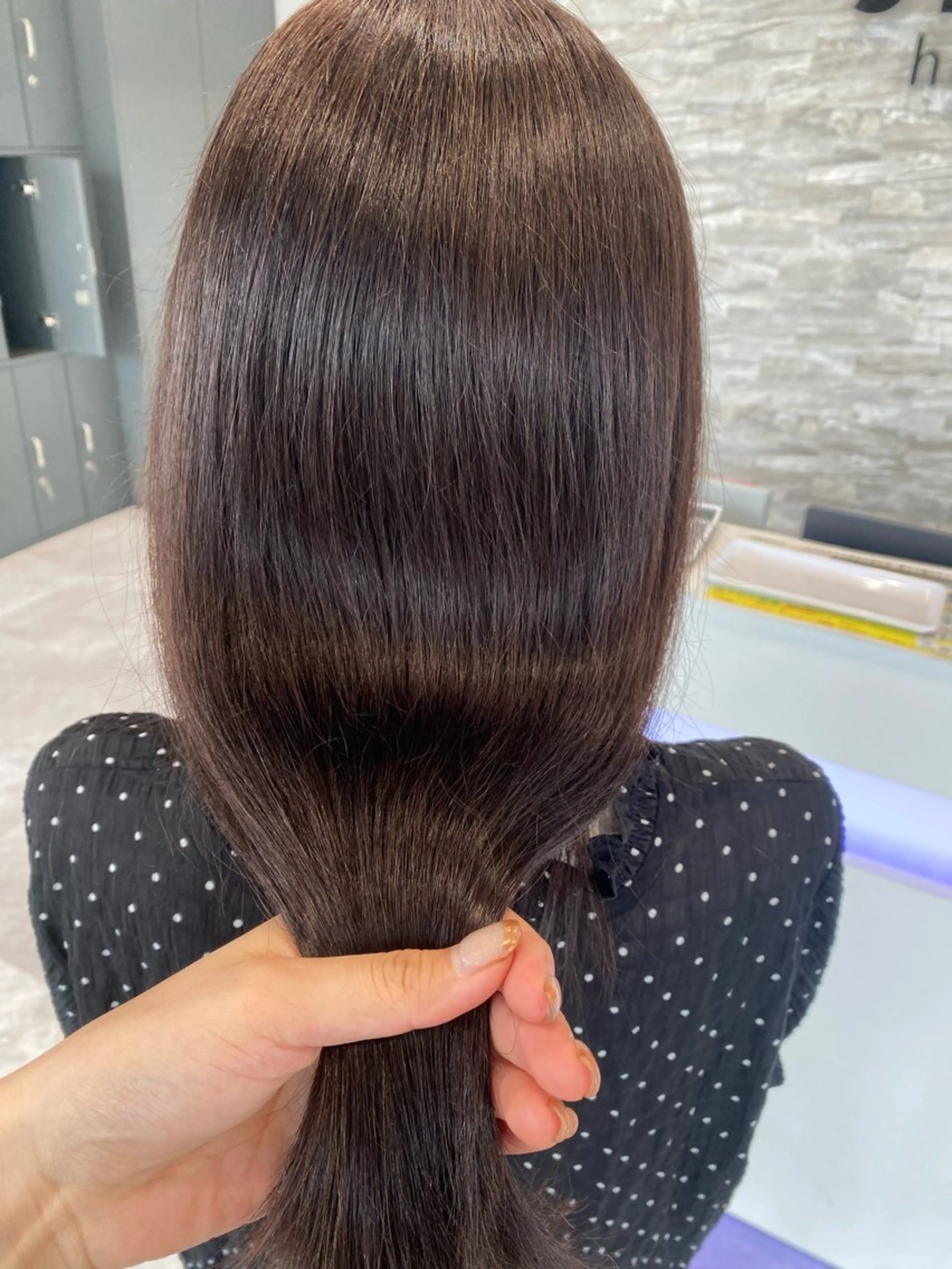 ロング 髪質改善 トリートメント カット ヘアカラー トリートメント JILL    hair所属・maki💖 ボブ/縮毛矯正のヘアスタイル