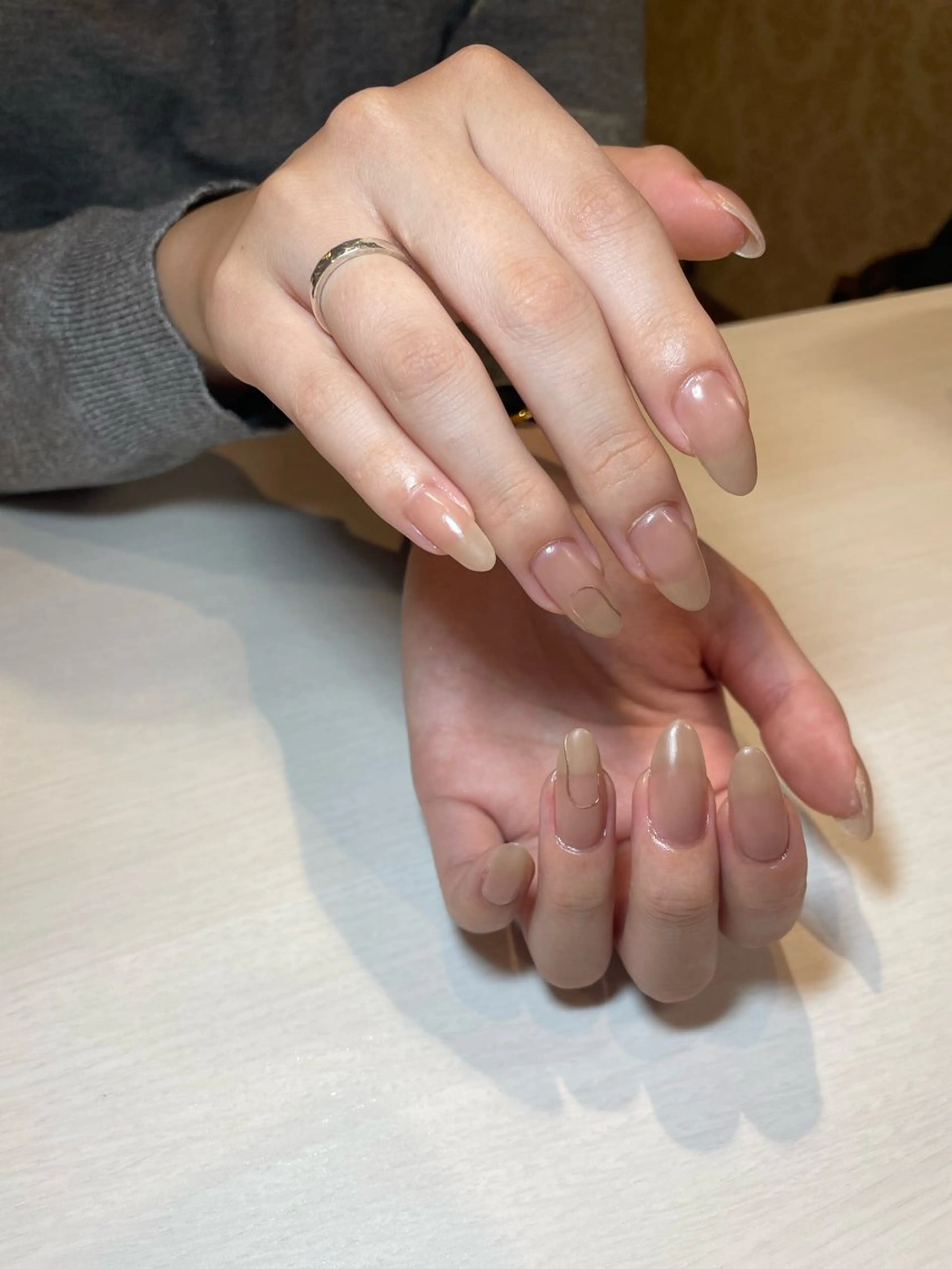 ピールオフジェルワンカラー🫐の写真