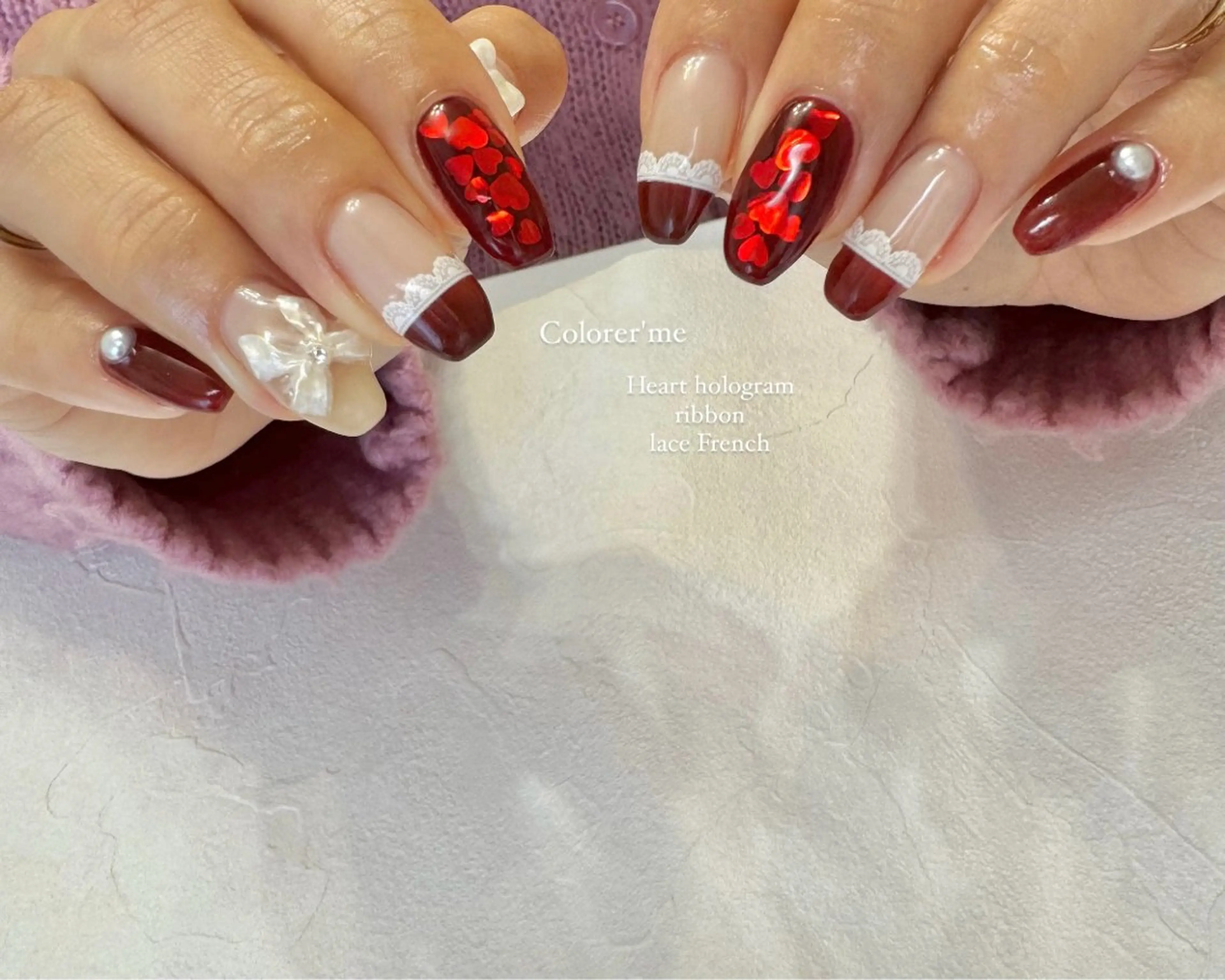 ネイル ガーリー Colorer'me クロレミーのネイルデザイン