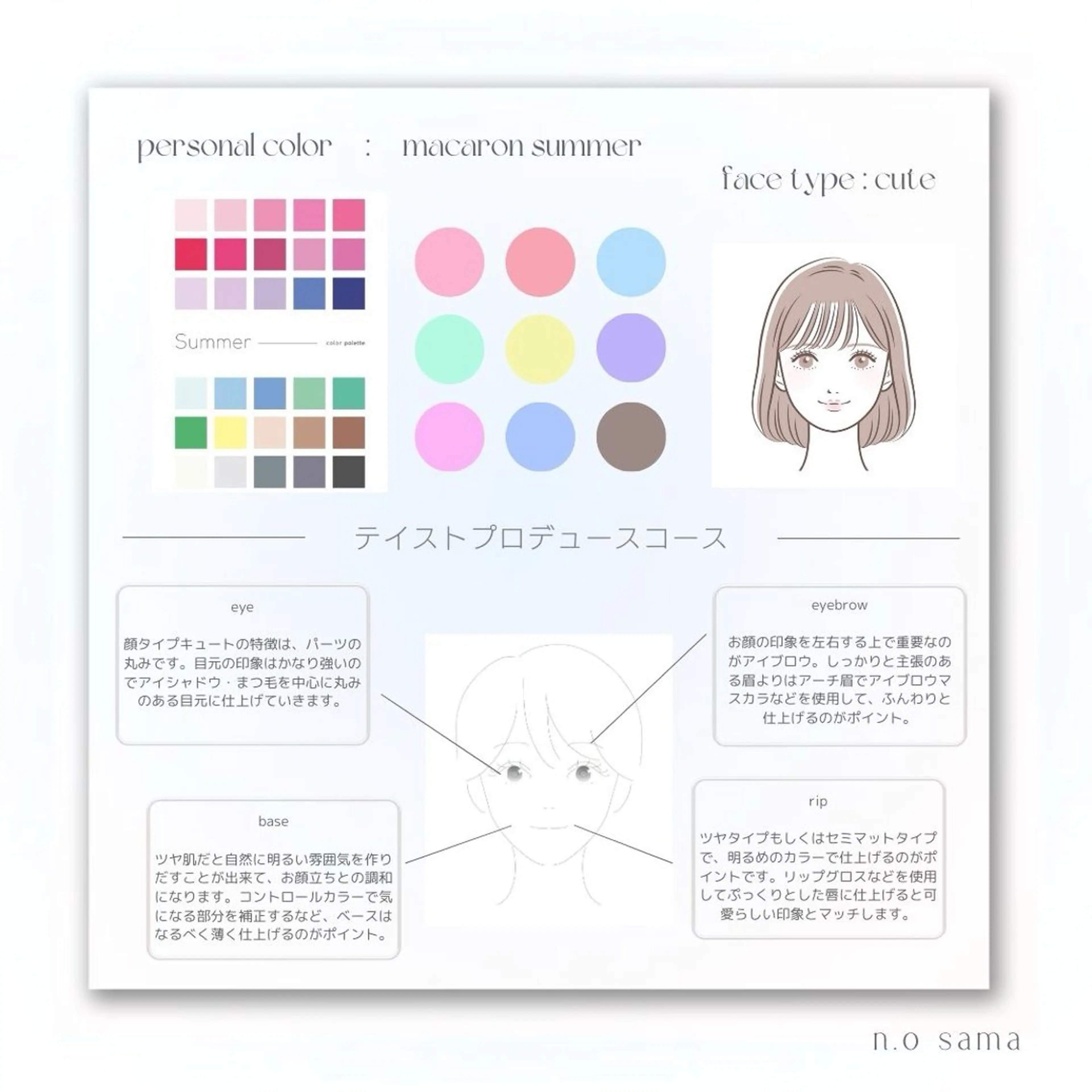 パーソナルカラー診断 顔タイプ診断 パーソナルカラー🥐 顔タイプ🥗yuriのその他イメージ