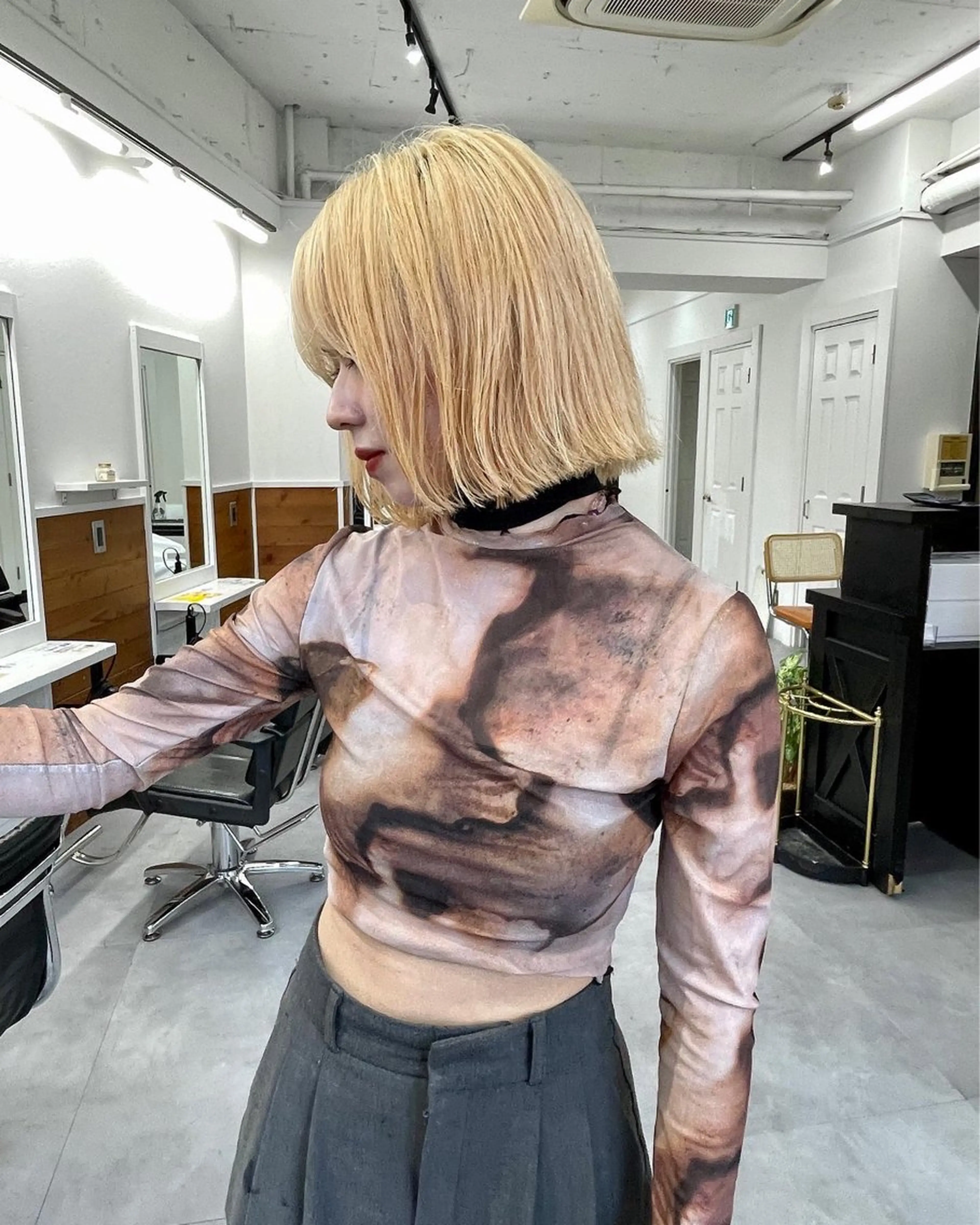 ショート カラー パーマ レイヤー／似合わせ TAKUYAのヘアスタイル