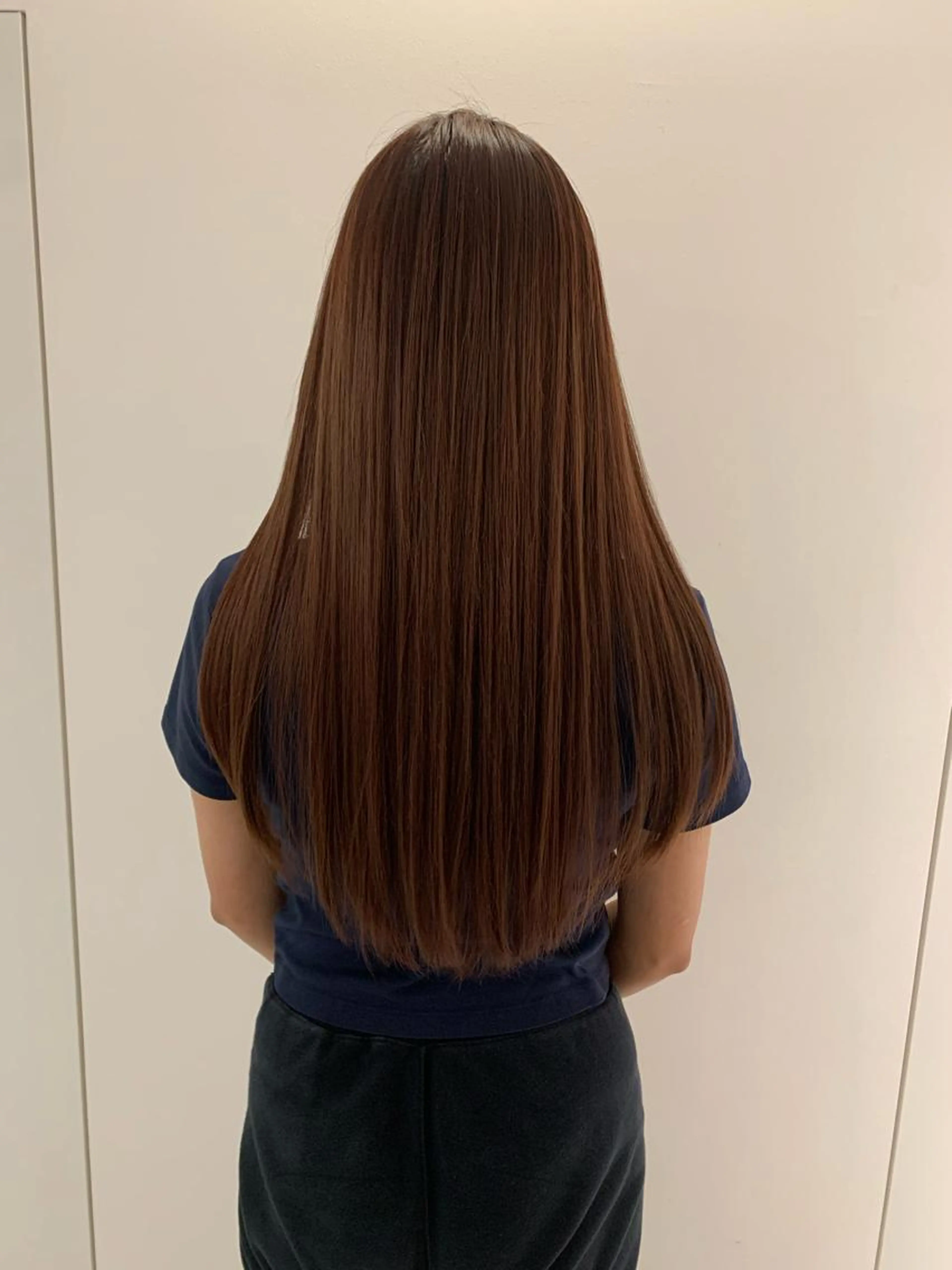 髪質改善カラー+最新トリートメントの写真