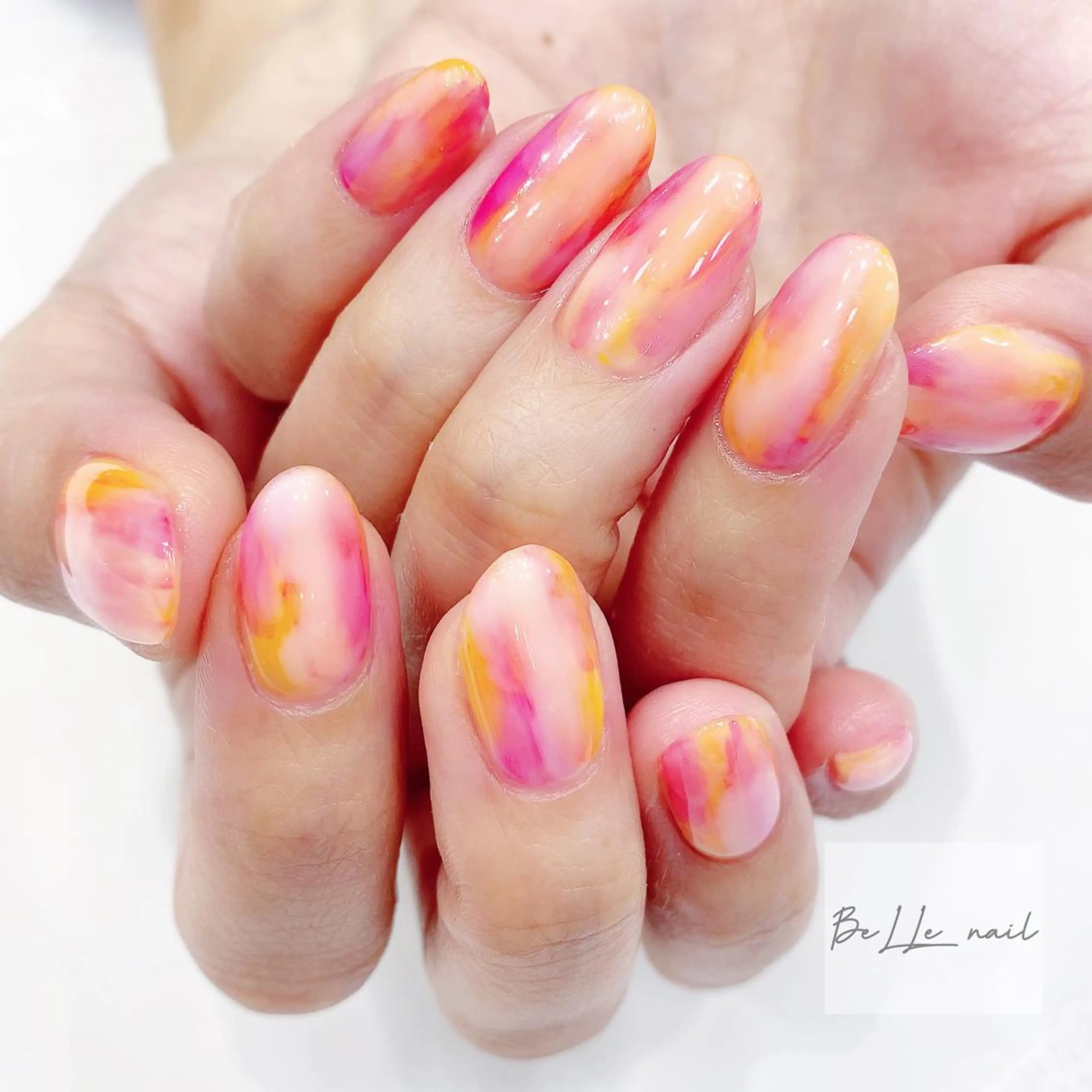 ネイル 大理石ネイル(マーブル) BeLLe nailのネイルデザイン