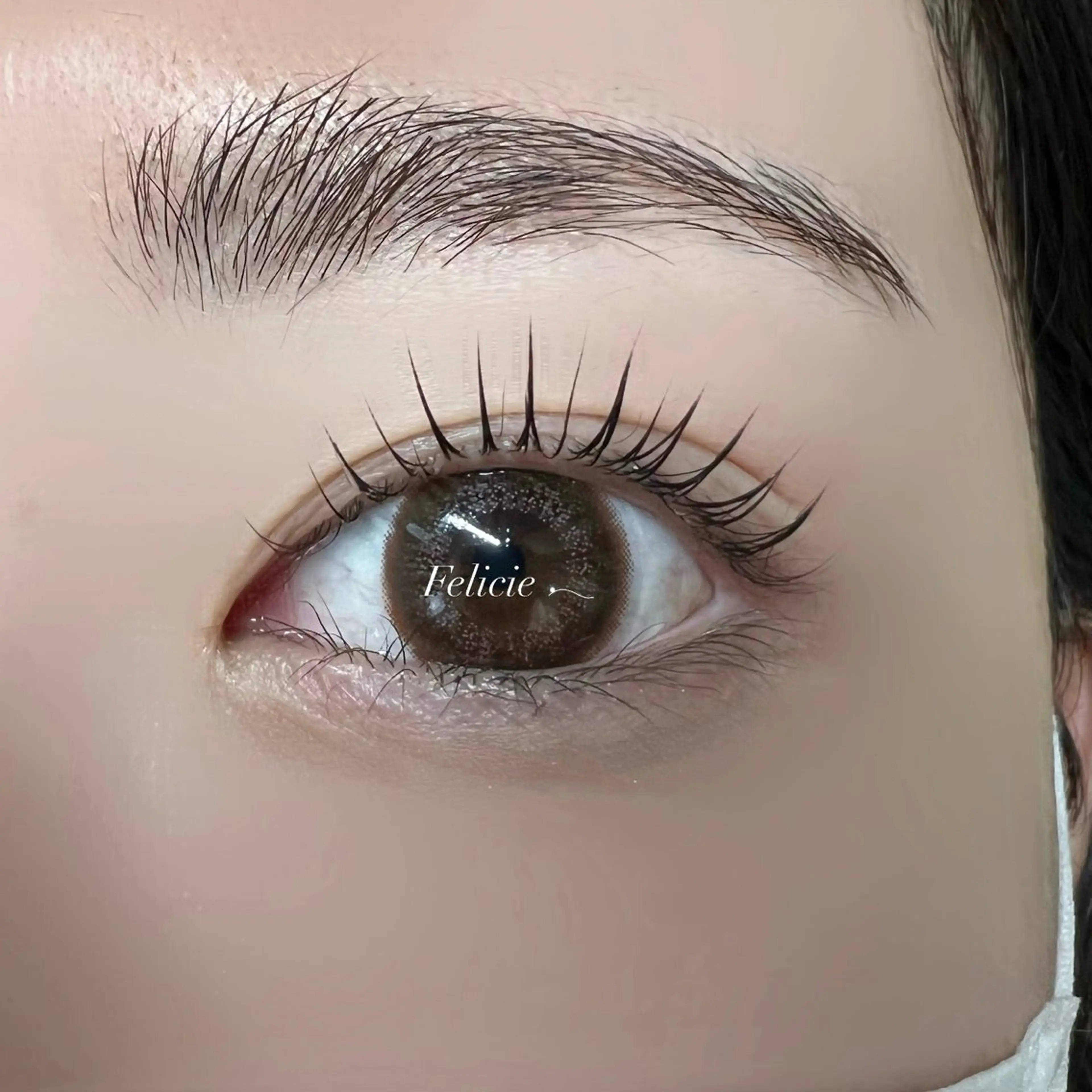 マツエク・マツパ パリジェンヌラッシュリフト マツパ Felicie＊ Sayakaのマツエク・マツパデザイン