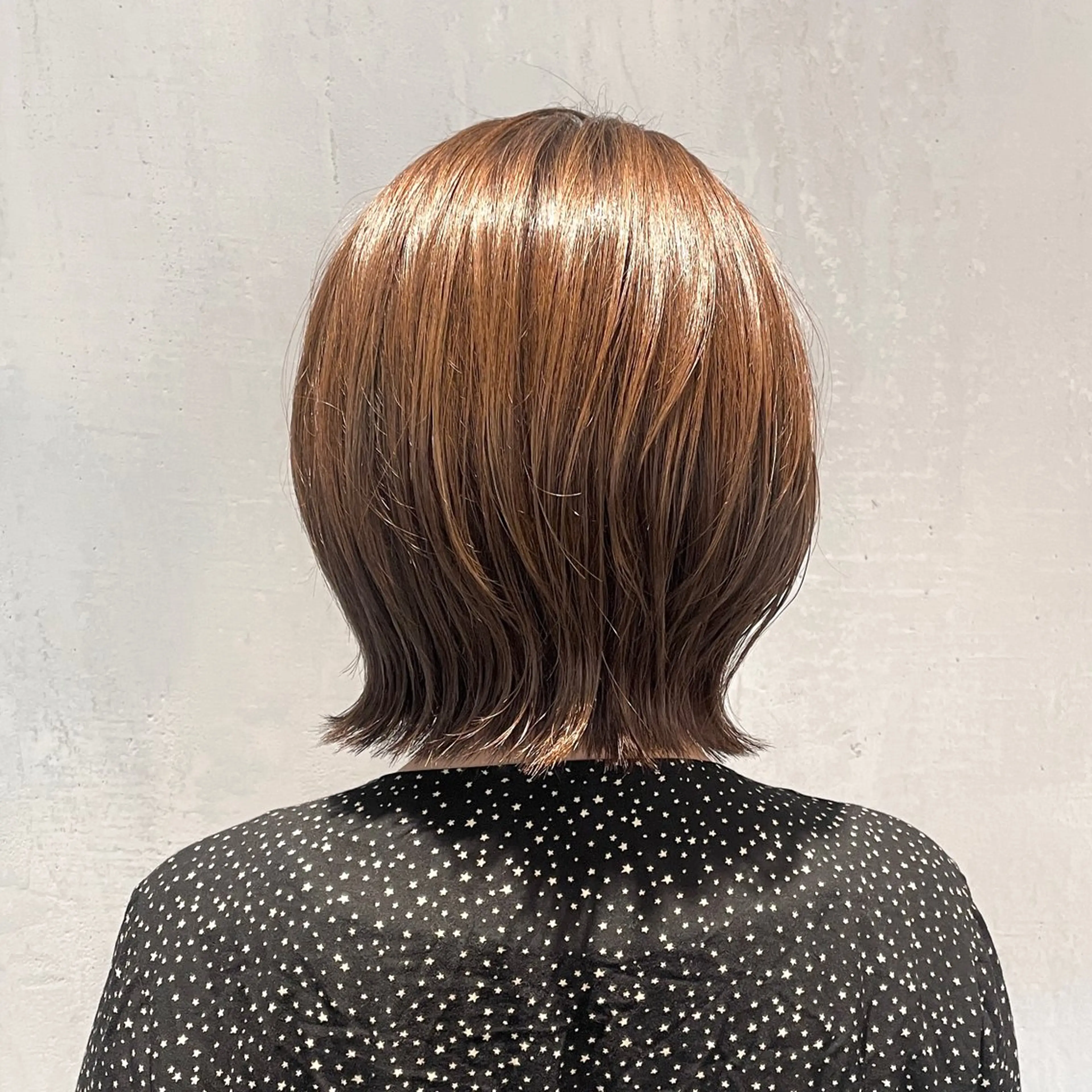 ミディアム カラー ハイライトカラー ハイライト カット ヘアカラー DX SHARE SALON所属・matka白髪ぼかし 大人ヘア/KEIKOのヘアスタイル