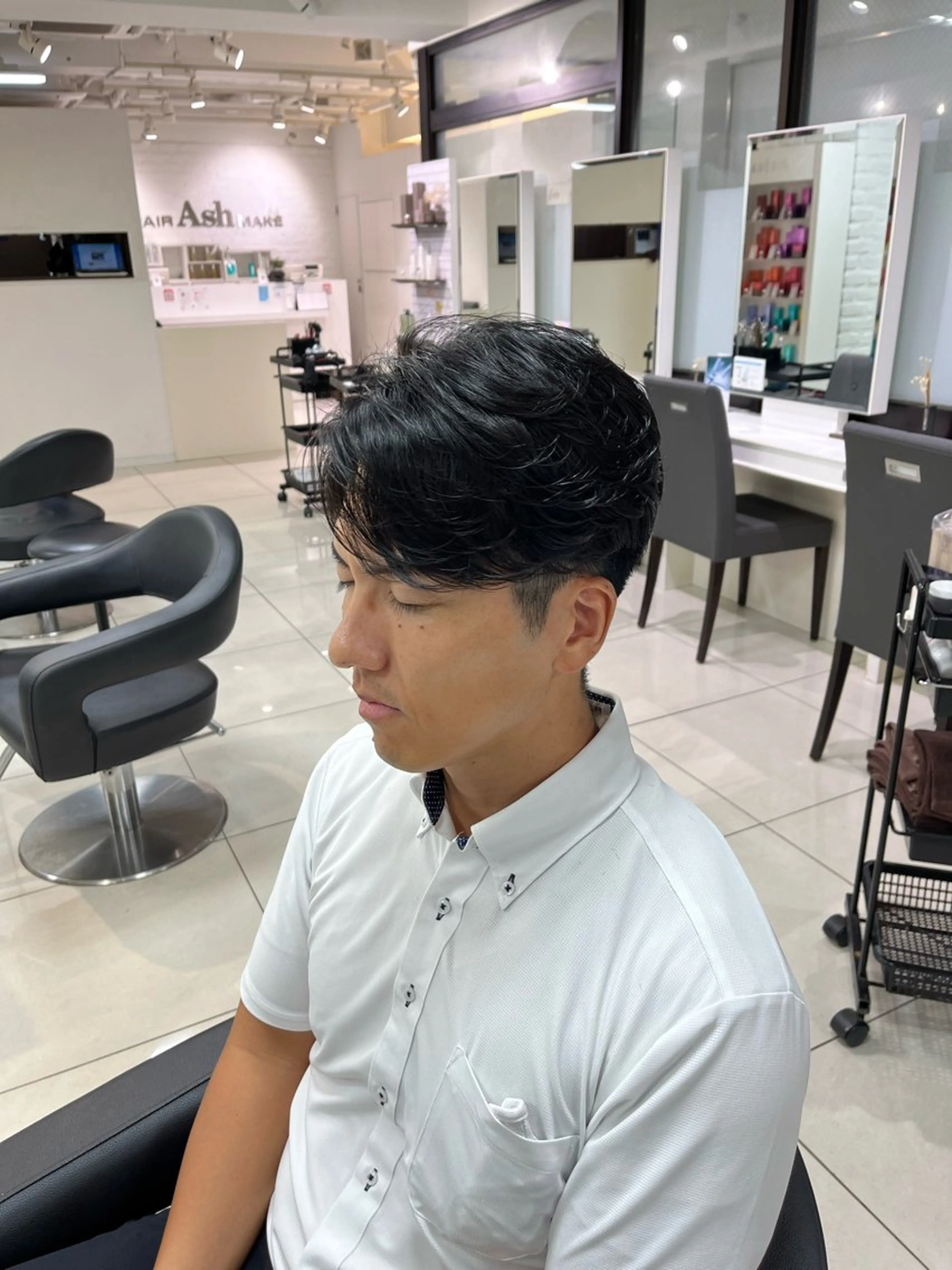 ショート パーマ メンズ メンズパーマ ニュアンスパーマ カット パーマ メンズパーマ職人 パーマ🔥ritaのヘアスタイル