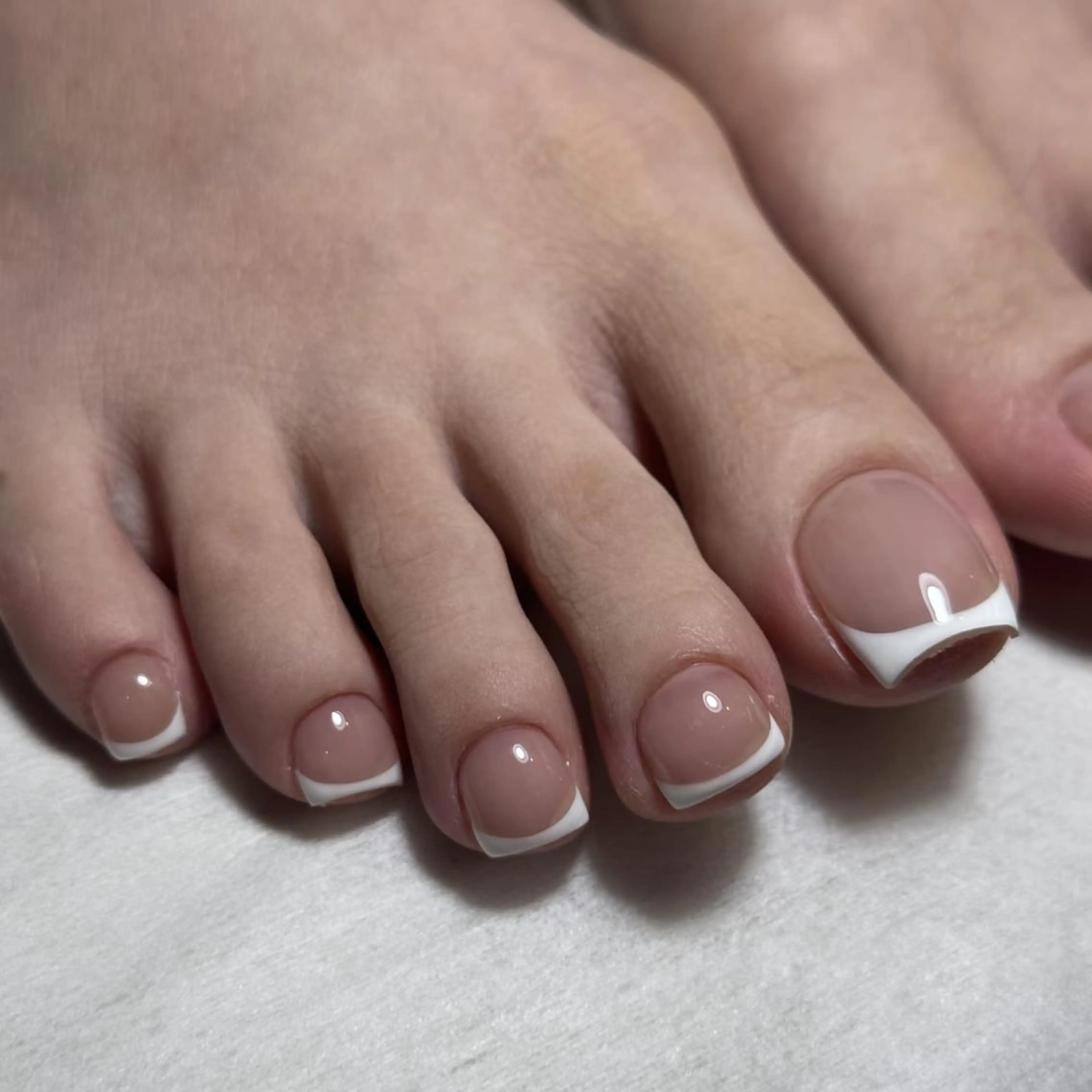 💖フットフレンチネイルの写真