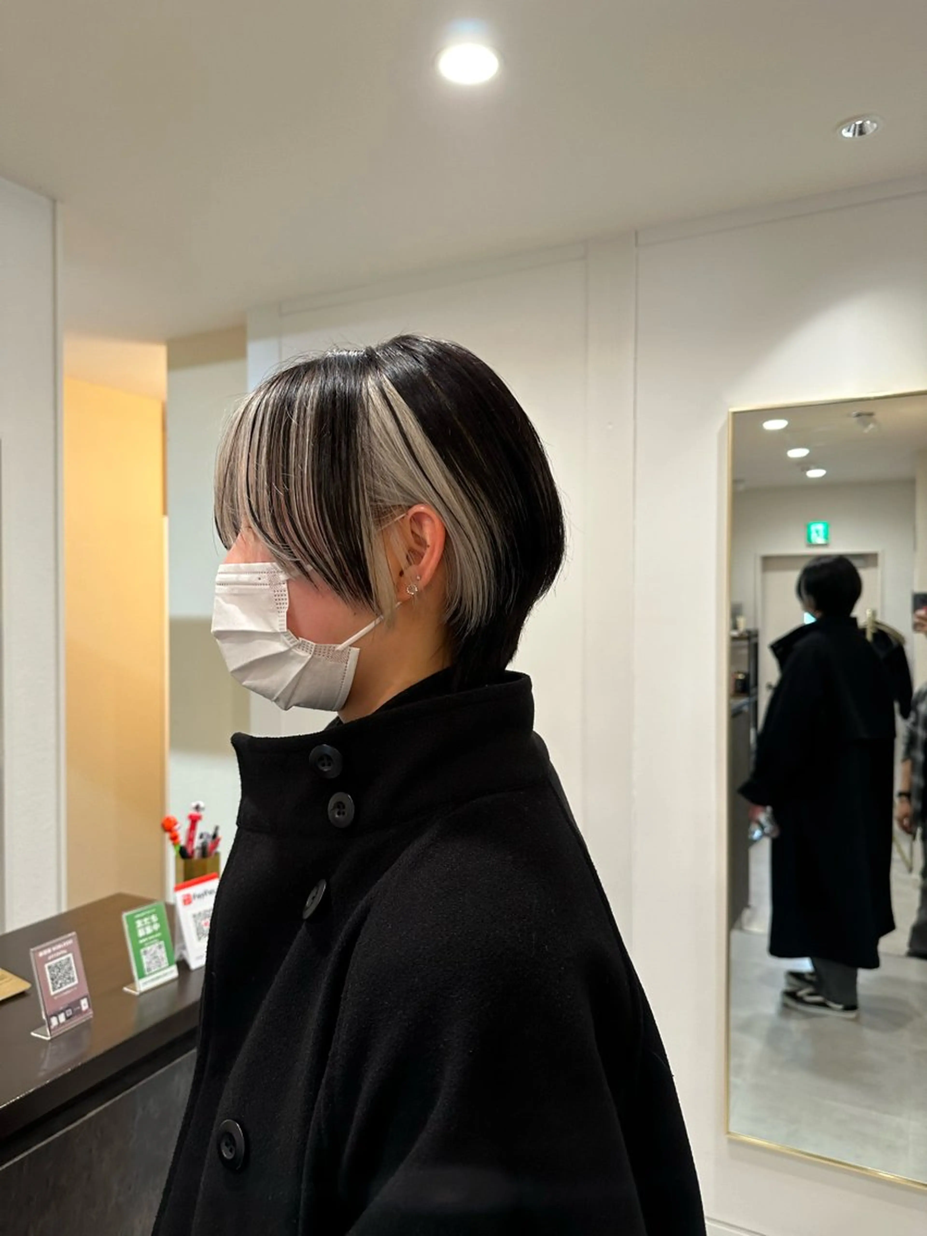 ショート ケアブリーチ/透明感 ピンクカラー/ふうとのヘアスタイル