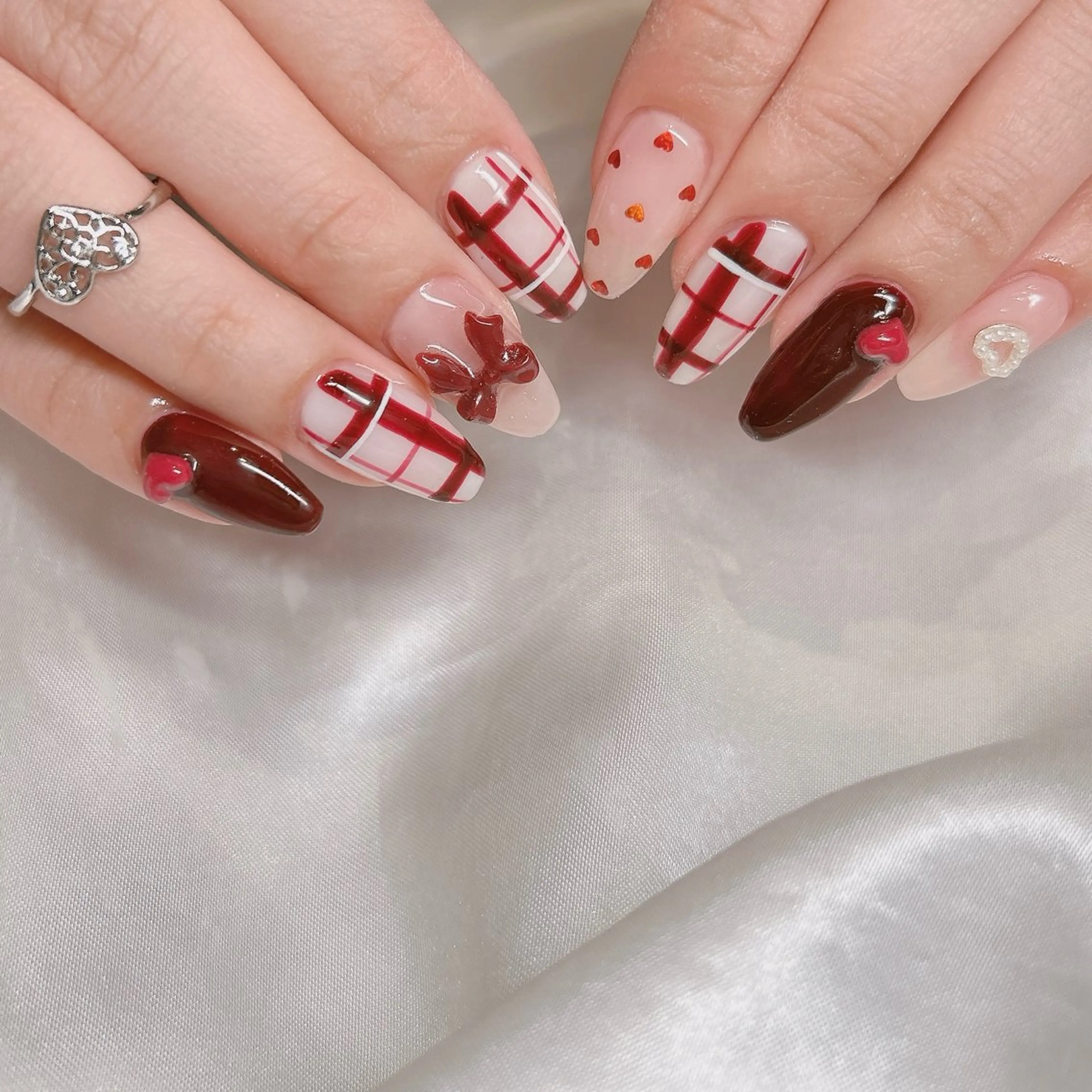 ネイル ハンドネイル junna のぞいてねのネイルデザイン