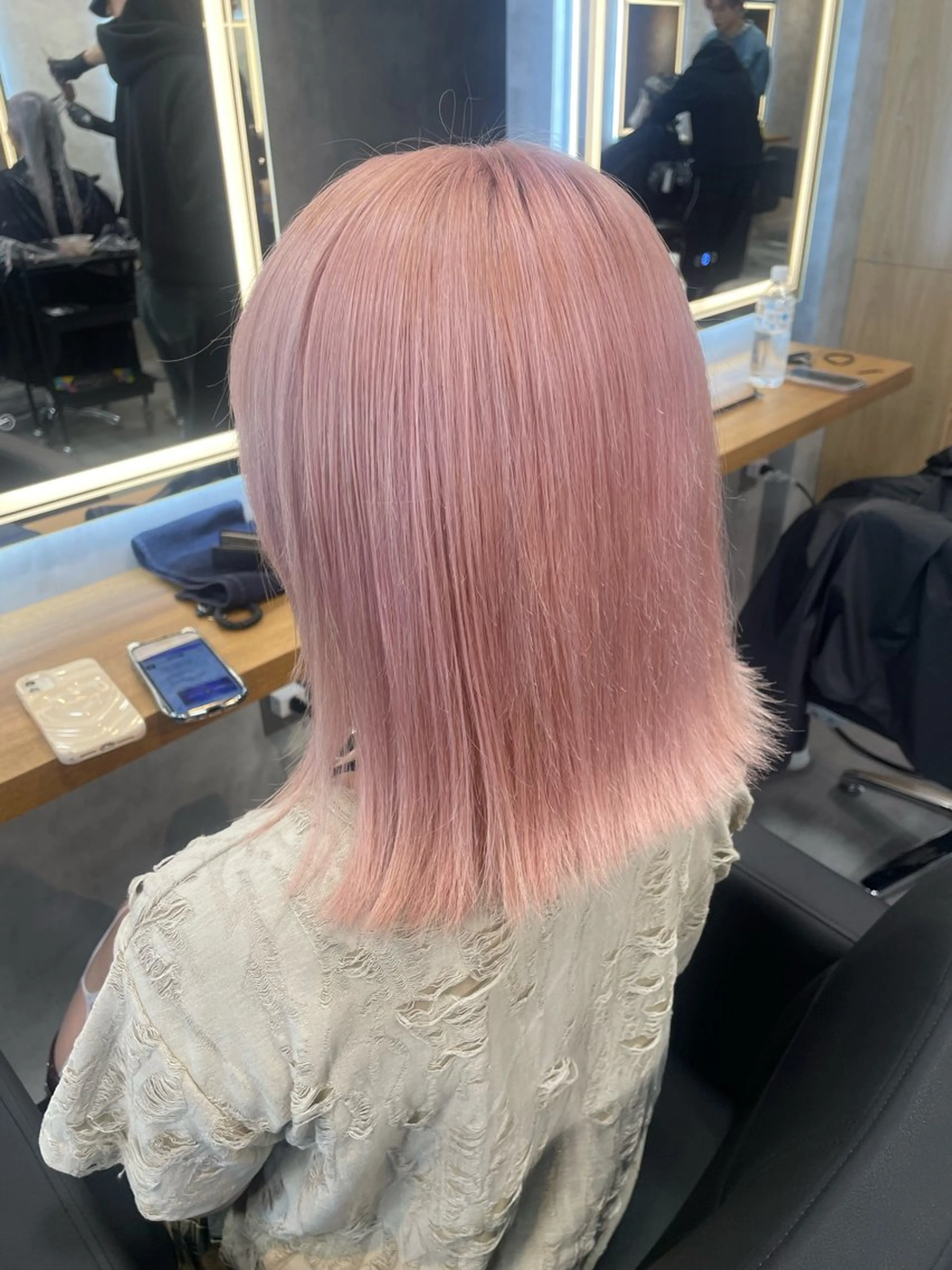 セミロング カラー ヘアアレンジ ヘアカラー トリートメント 透明感カラー/推しカ ラー☁️JURAのヘアスタイル