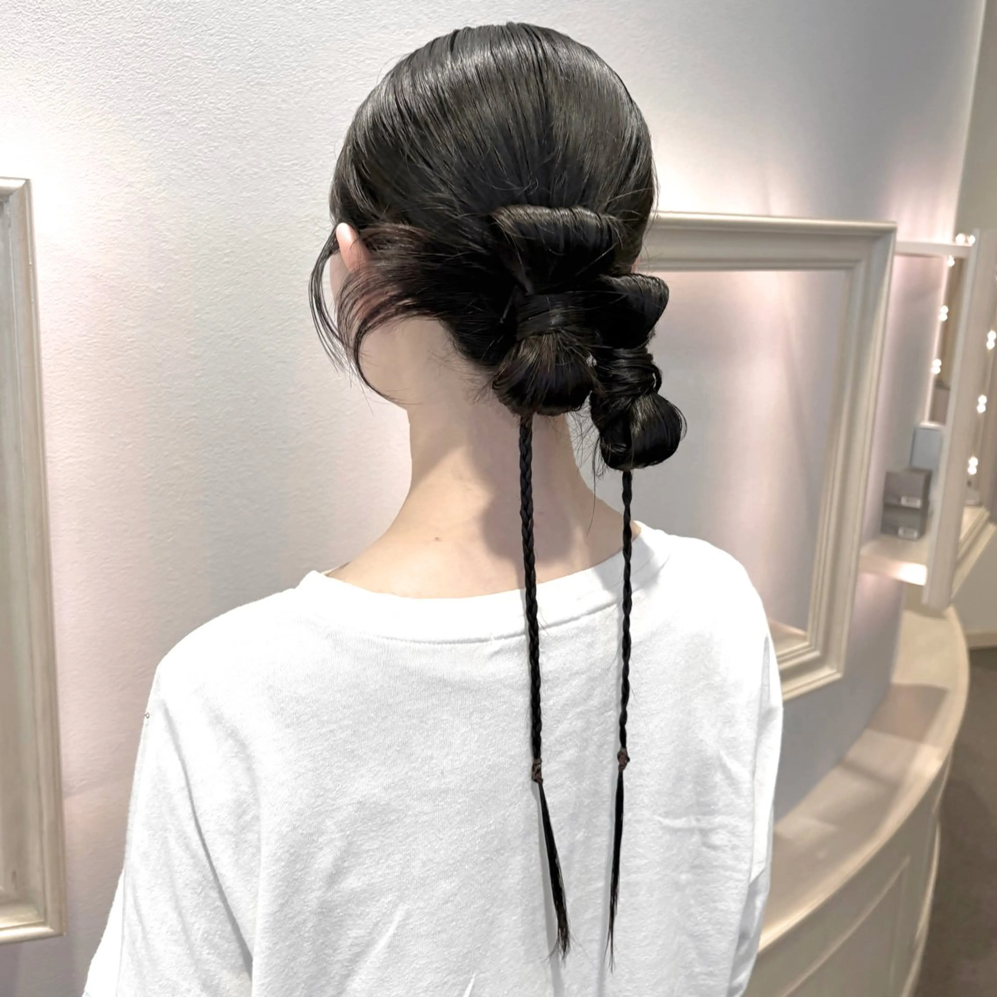 ロング ヘアアレンジ ヘアセット 艶髪/柔らかカラー /アレンジ🪞あまにのヘアスタイル