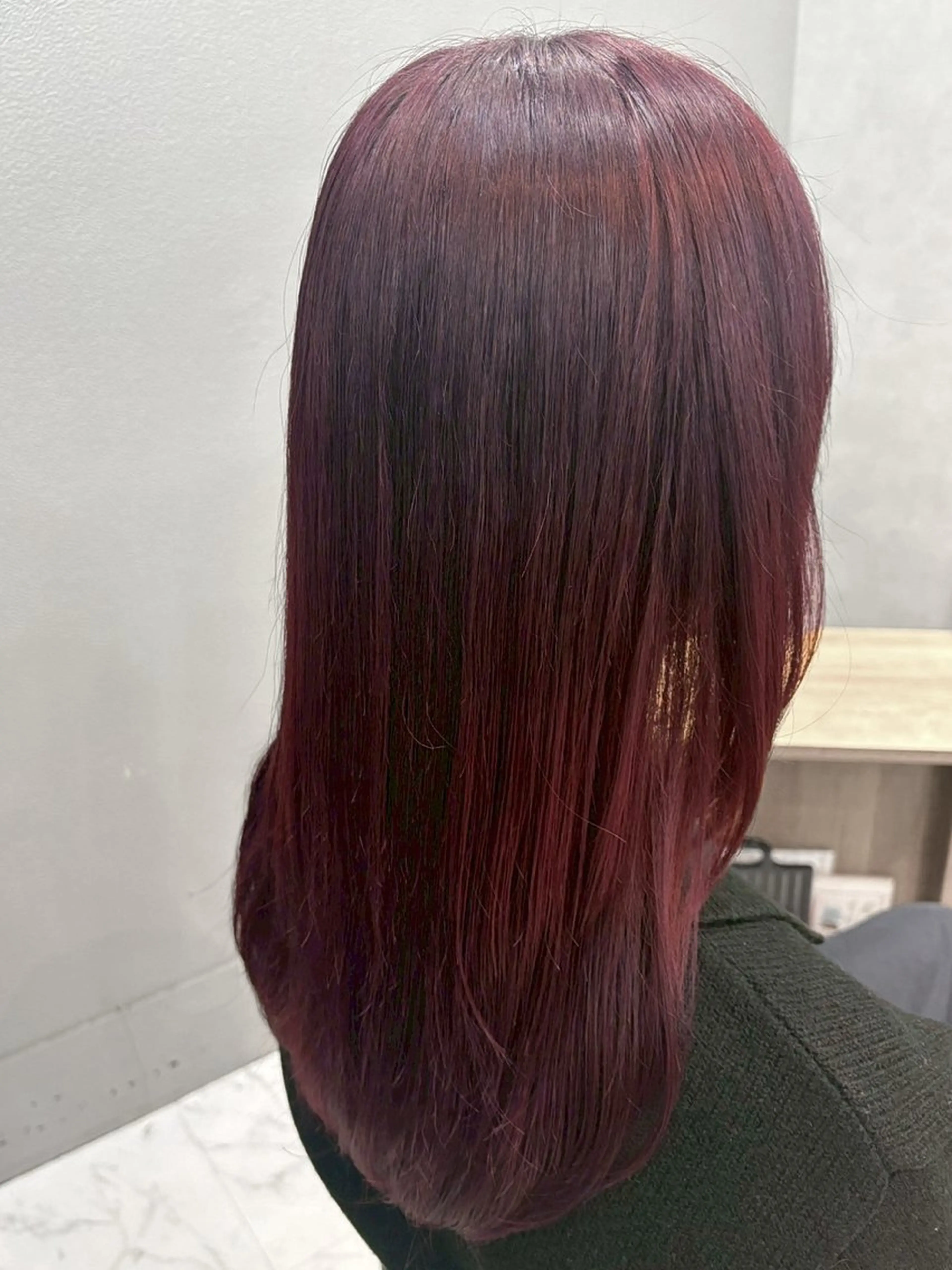 ロング カラー カット ヘアカラー トリートメント ハイトーン/韓国風/ 艶髪/吉祥寺のヘアスタイル