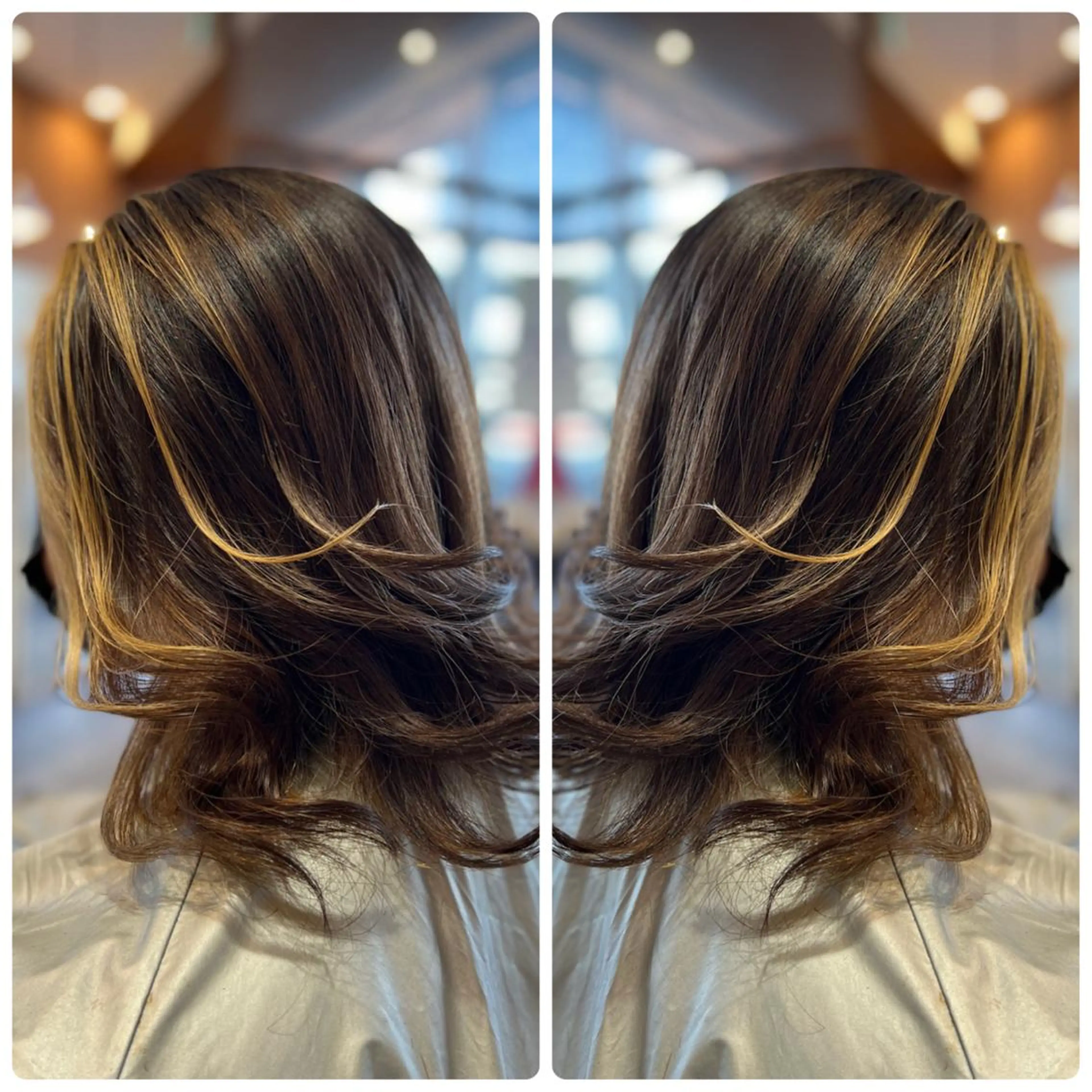 ミディアム ミストバング カット 縮毛矯正 トリートメント 小山内 龍一郎 店長のヘアスタイル