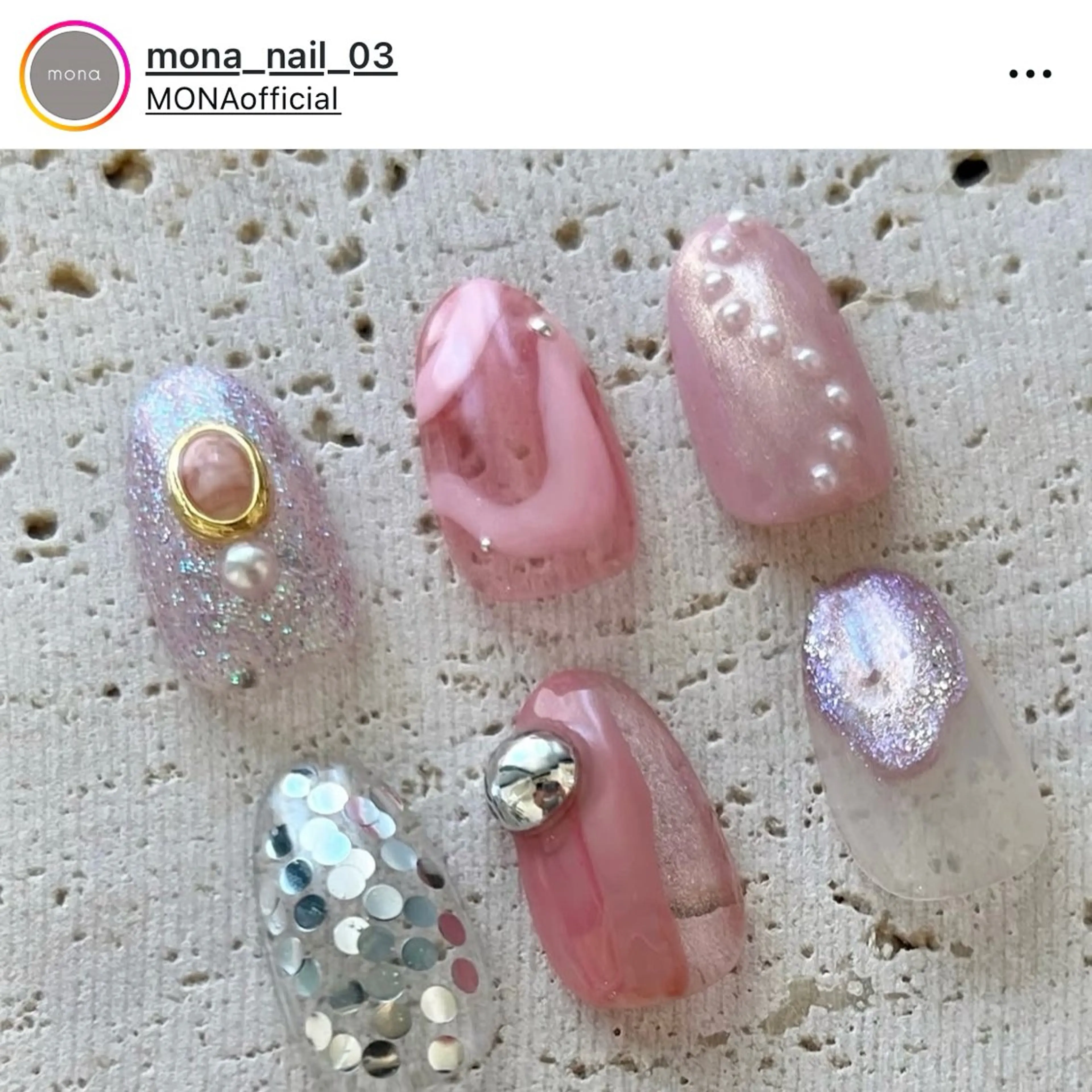 ネイル ハンドネイル mona .AMIのネイルデザイン