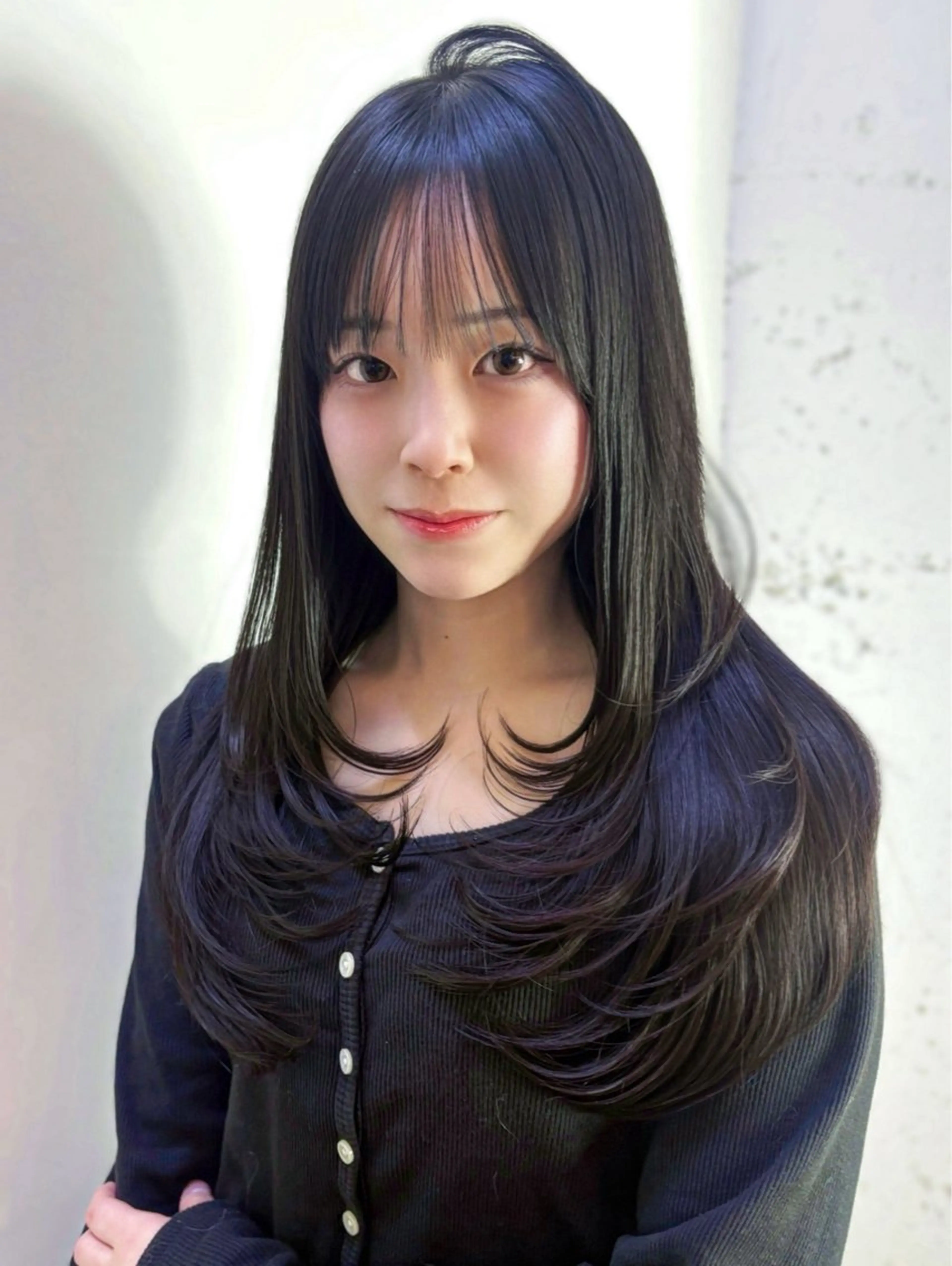 ロング 松本 美海のヘアスタイル