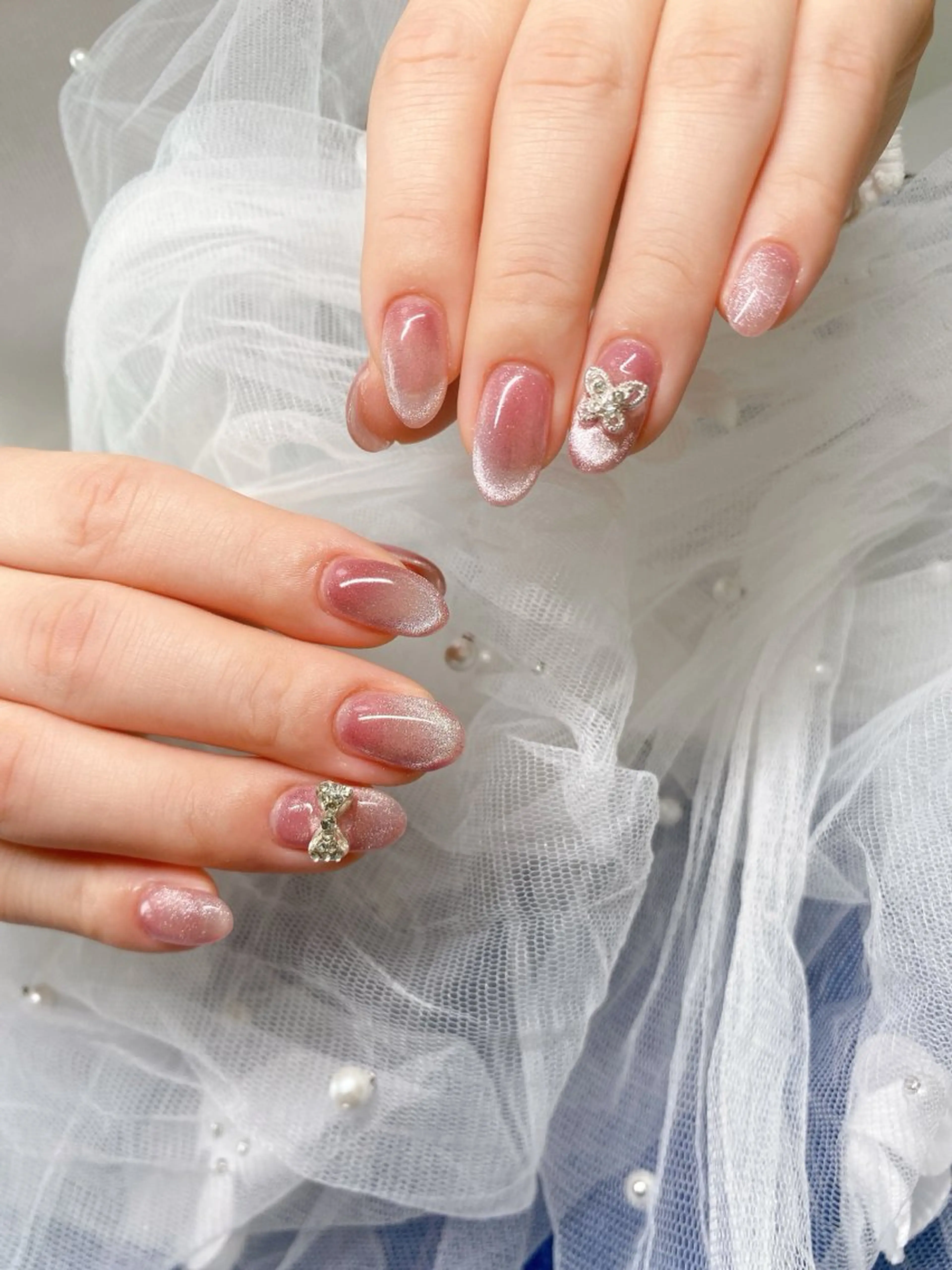 ネイル ハンドネイル PLUM  BELL 横浜自宅ネイルのネイルデザイン