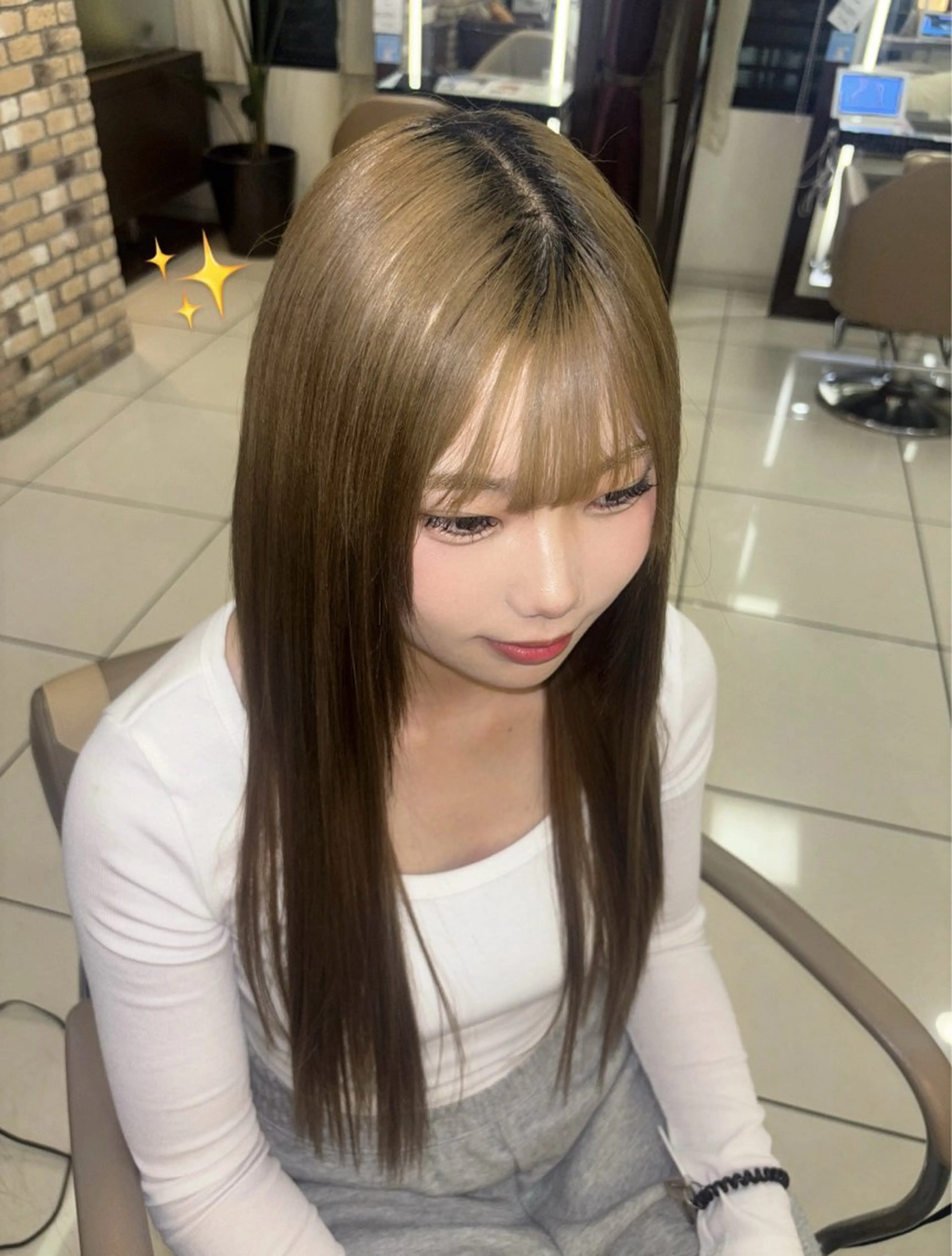 ロング カラー メンズ シールエクステ メンズブリーチ ブリーチ ブリーチなしカラー エクステ カット ヘアカラー エクステ ヘアセット シールエクステ🎀 羽エクステ🌙しぇるのヘアスタイル