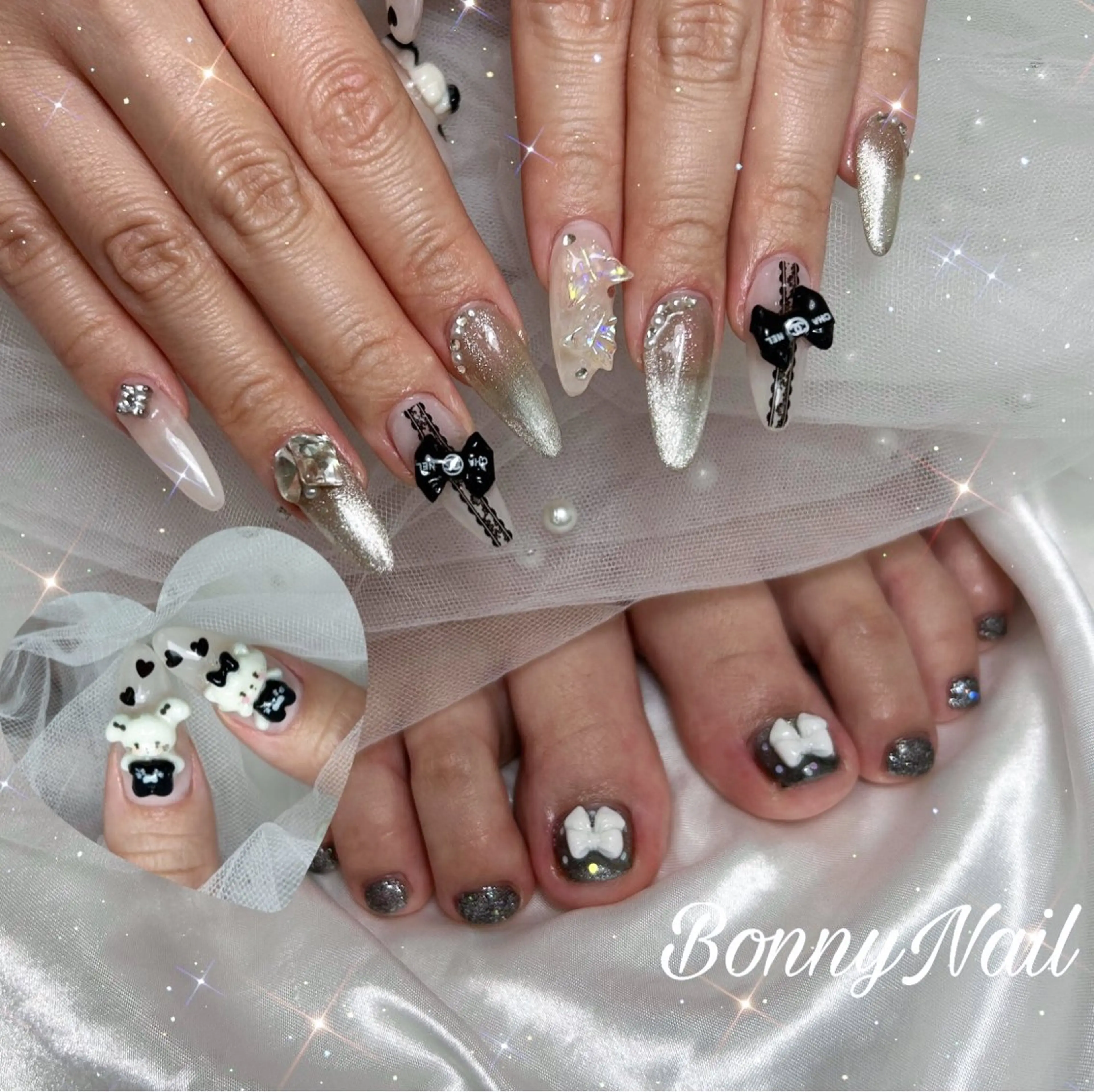 ネイル フットネイル ハンドネイル Bonny Nailのネイルデザイン