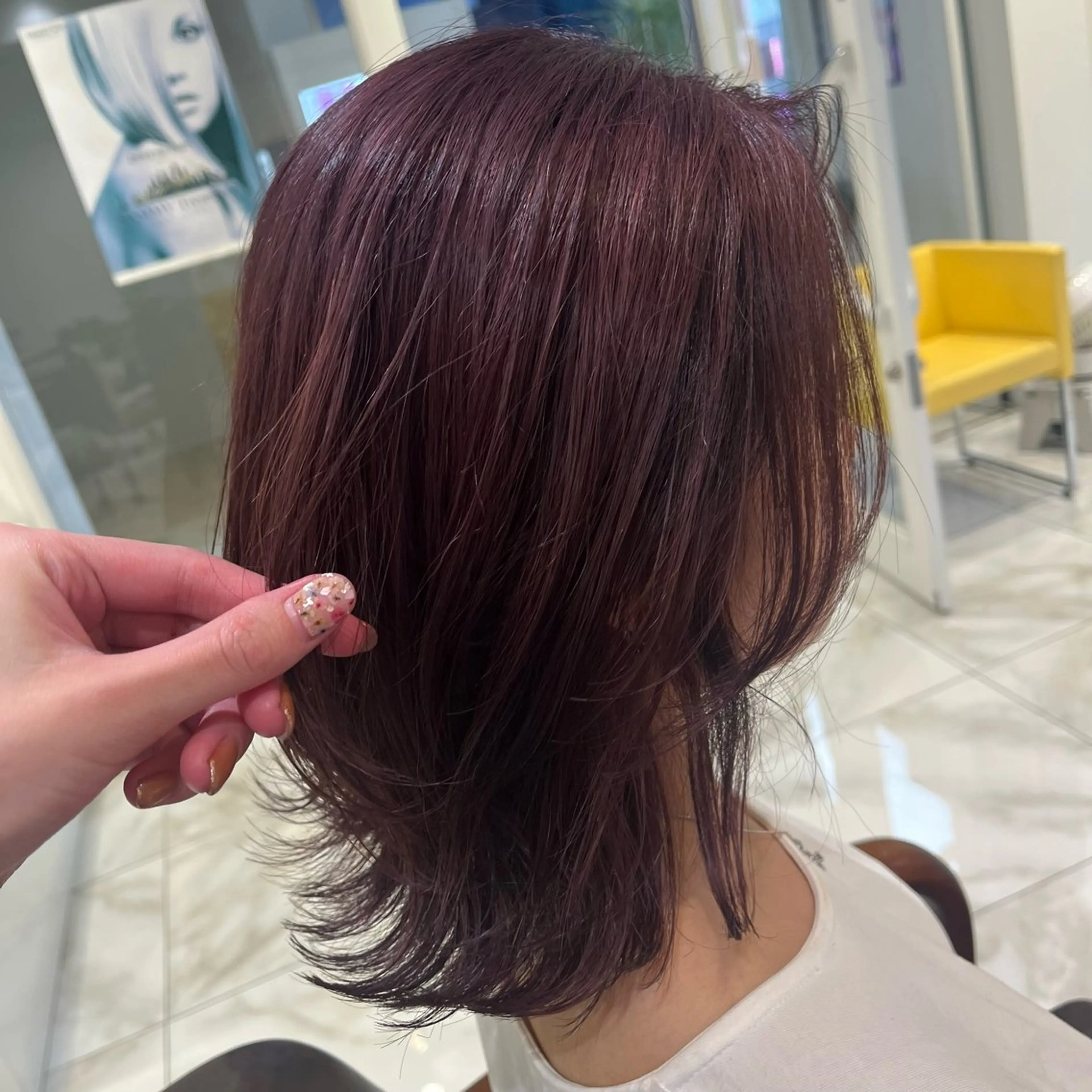 ミディアム 白髪染め /増田桃子のヘアスタイル