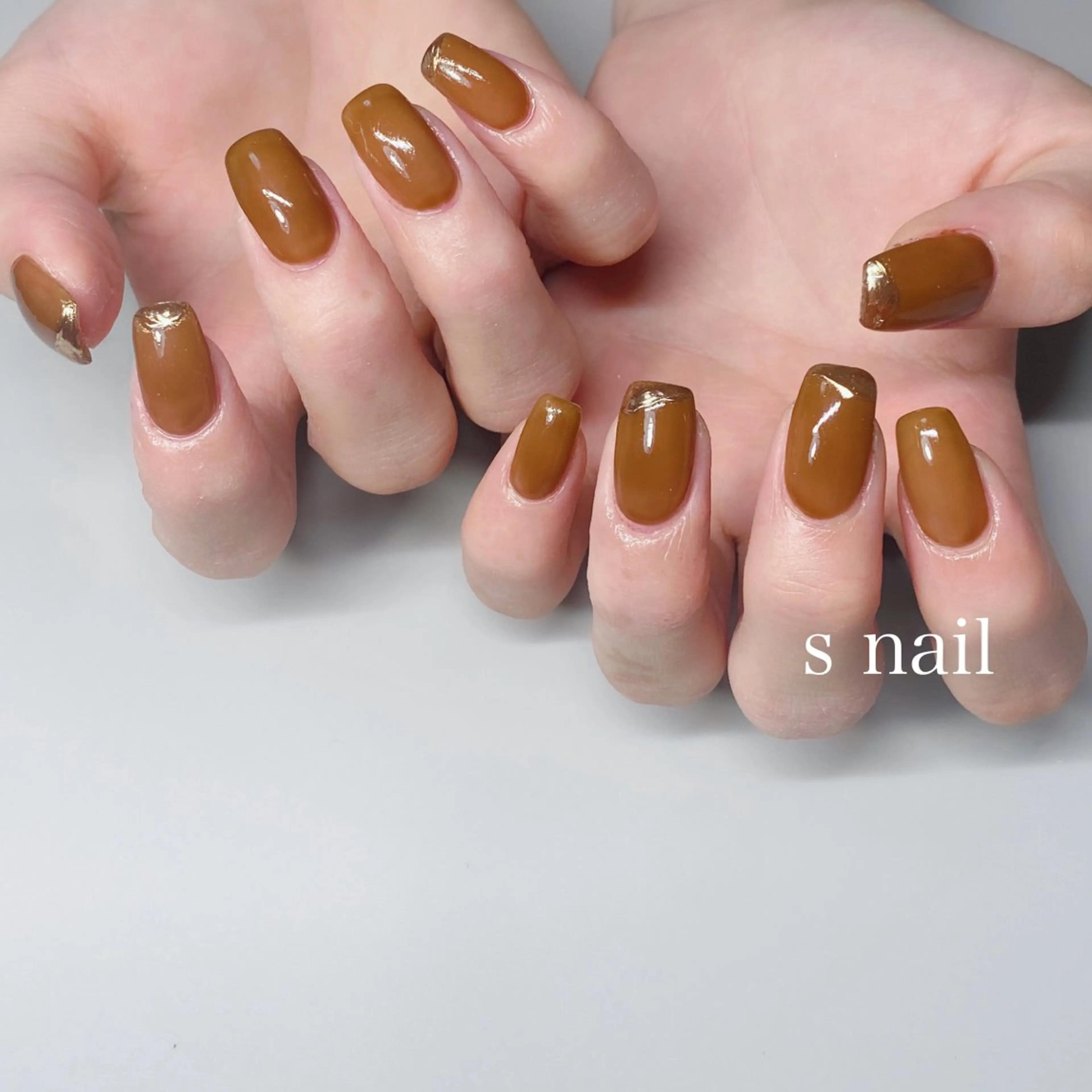 ネイル アートネイル ワンカラーネイル s nail さとよしみゆきのネイルデザイン