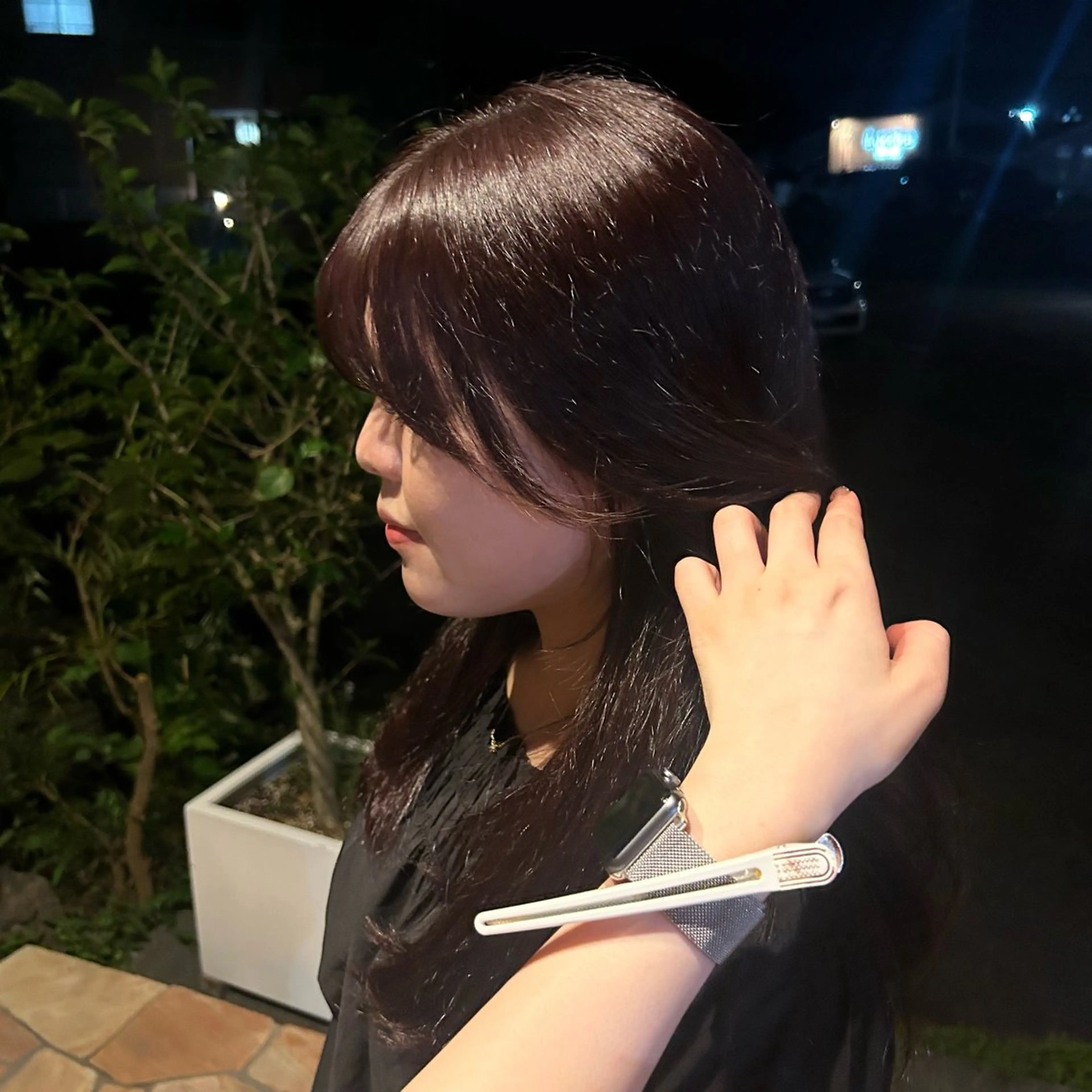 ロング 顔周りカット 美容室 Luccica HAWAII所属・平井 亜実のヘアスタイル