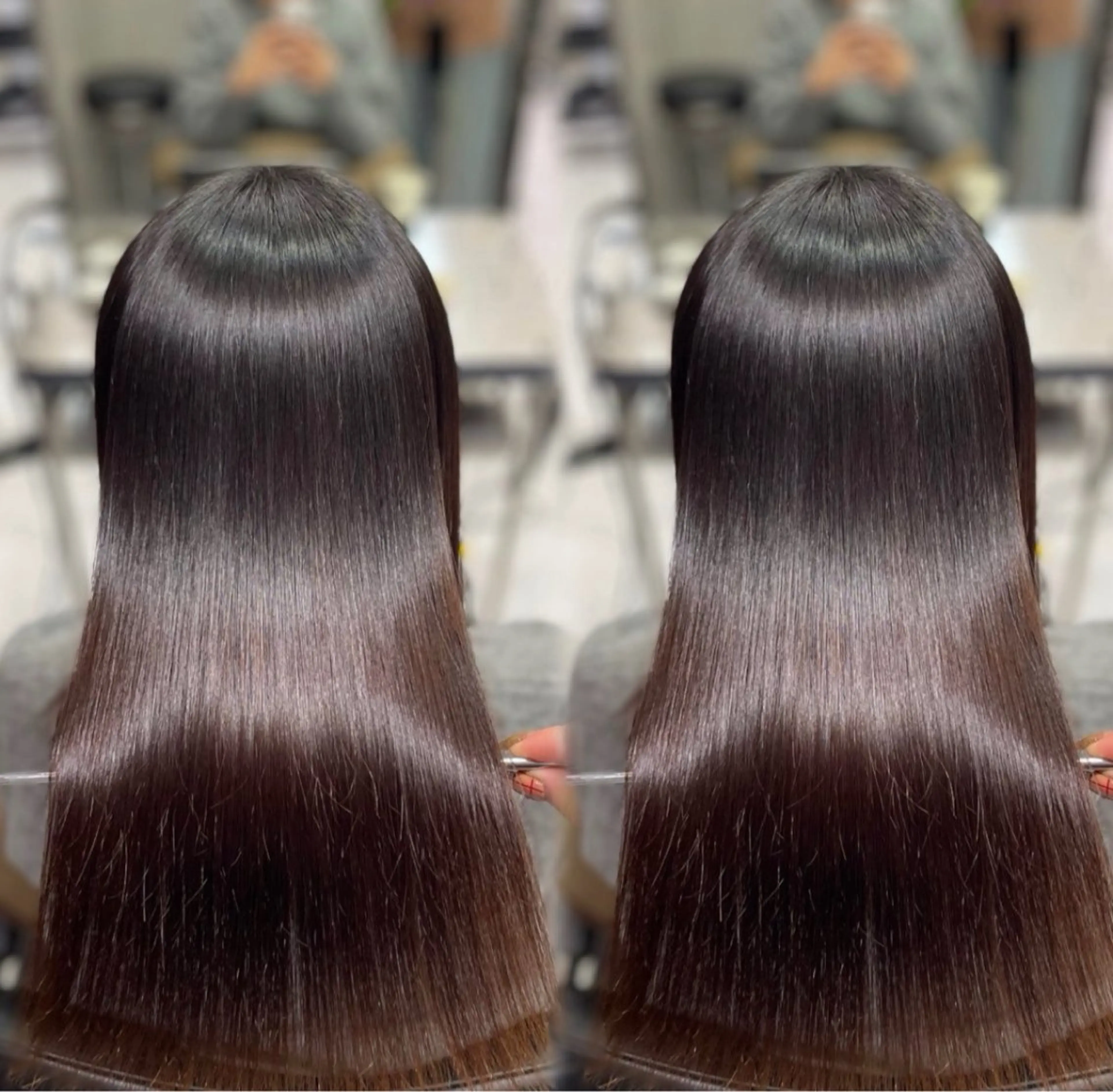 ロング 縮毛矯正 トリートメント RAF KAEDEのヘアスタイル