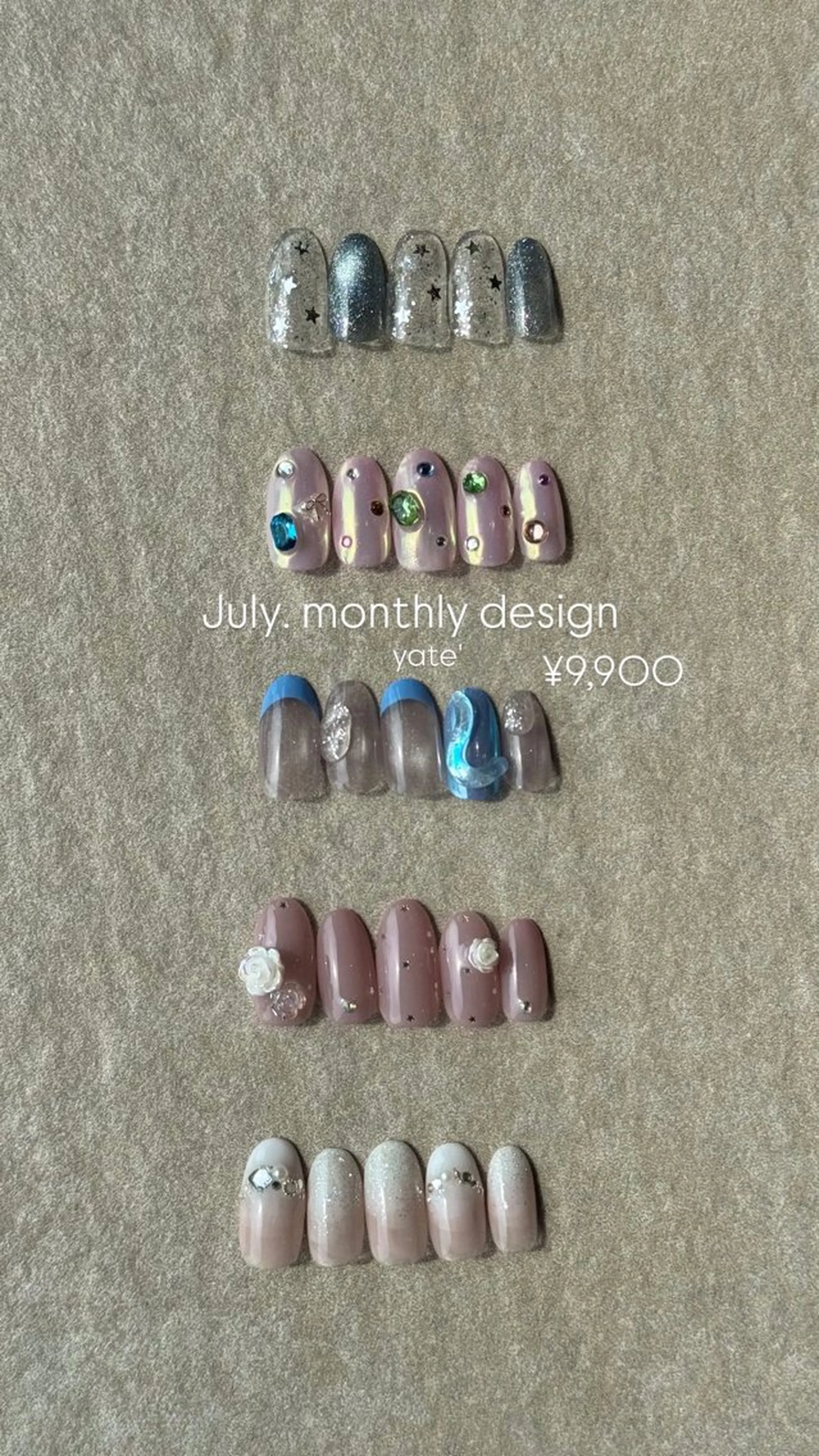 ネイル ハンドネイル yate' narumiのネイルデザイン