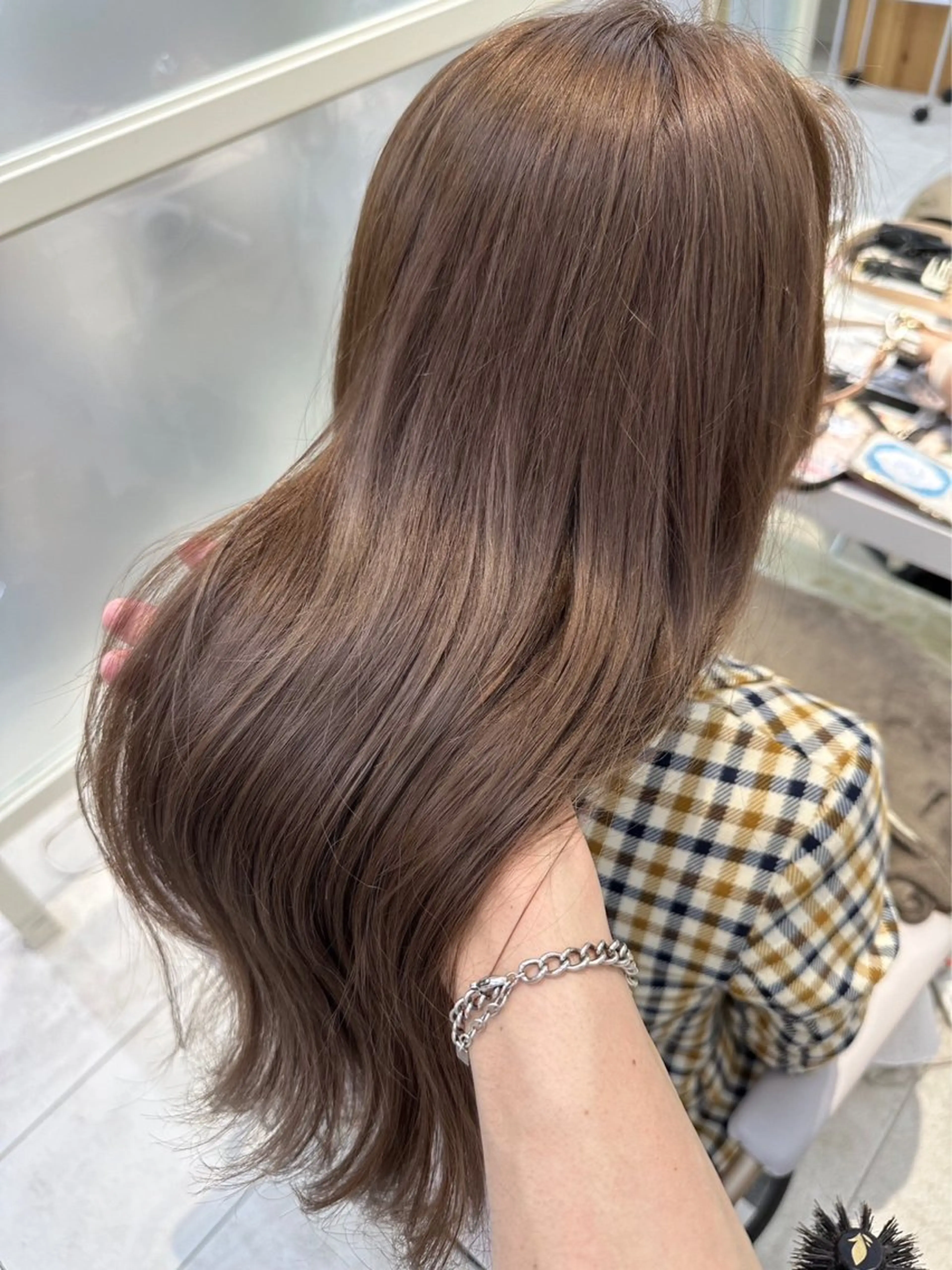 ロング oto🎀×美髪× シースルー前髪🤍のヘアスタイル