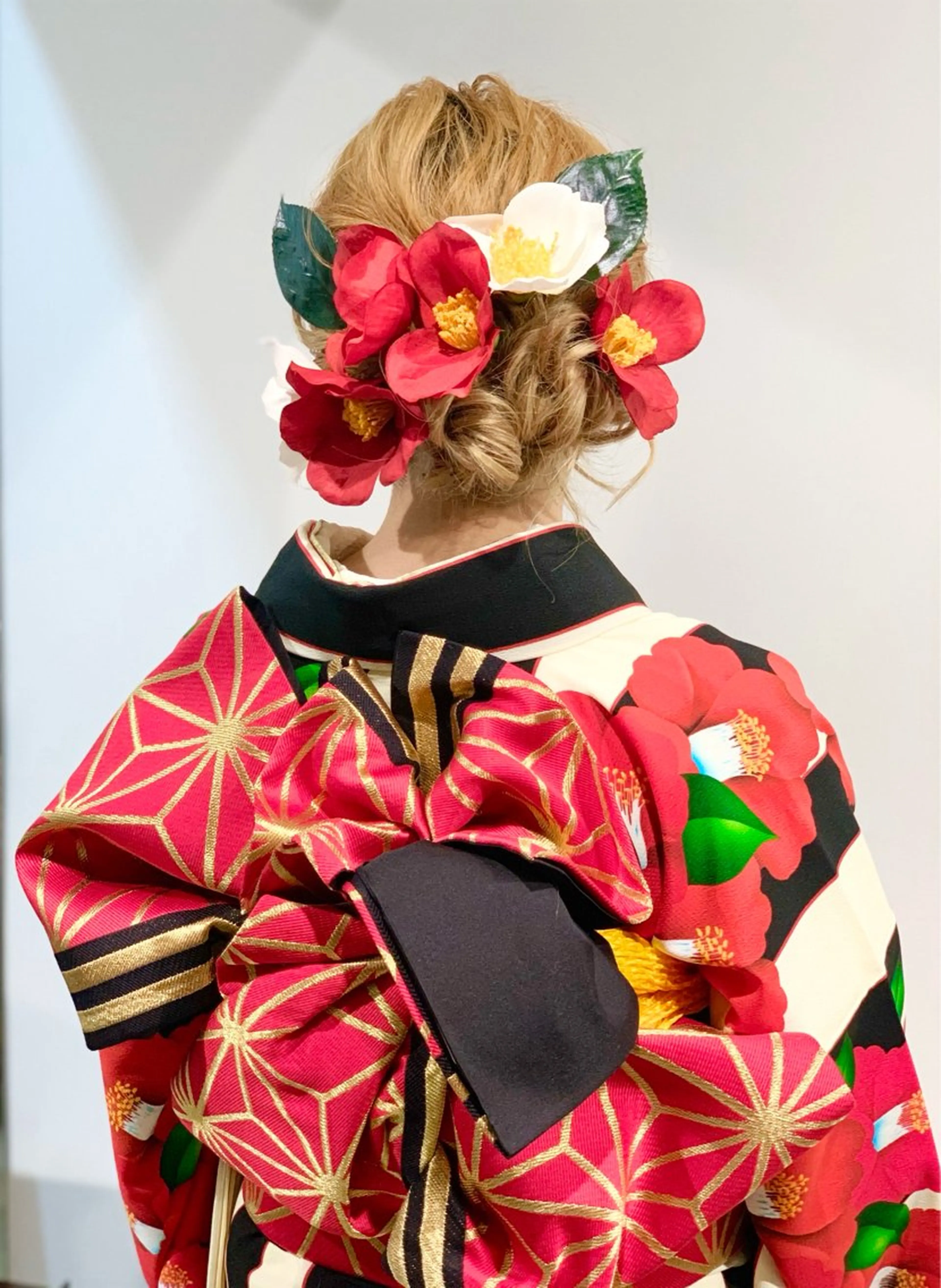 ミディアム 卒業式のヘアスタイル 着付け お呼ばれヘア/セット /ヘアアレンジ/れいのヘアスタイル