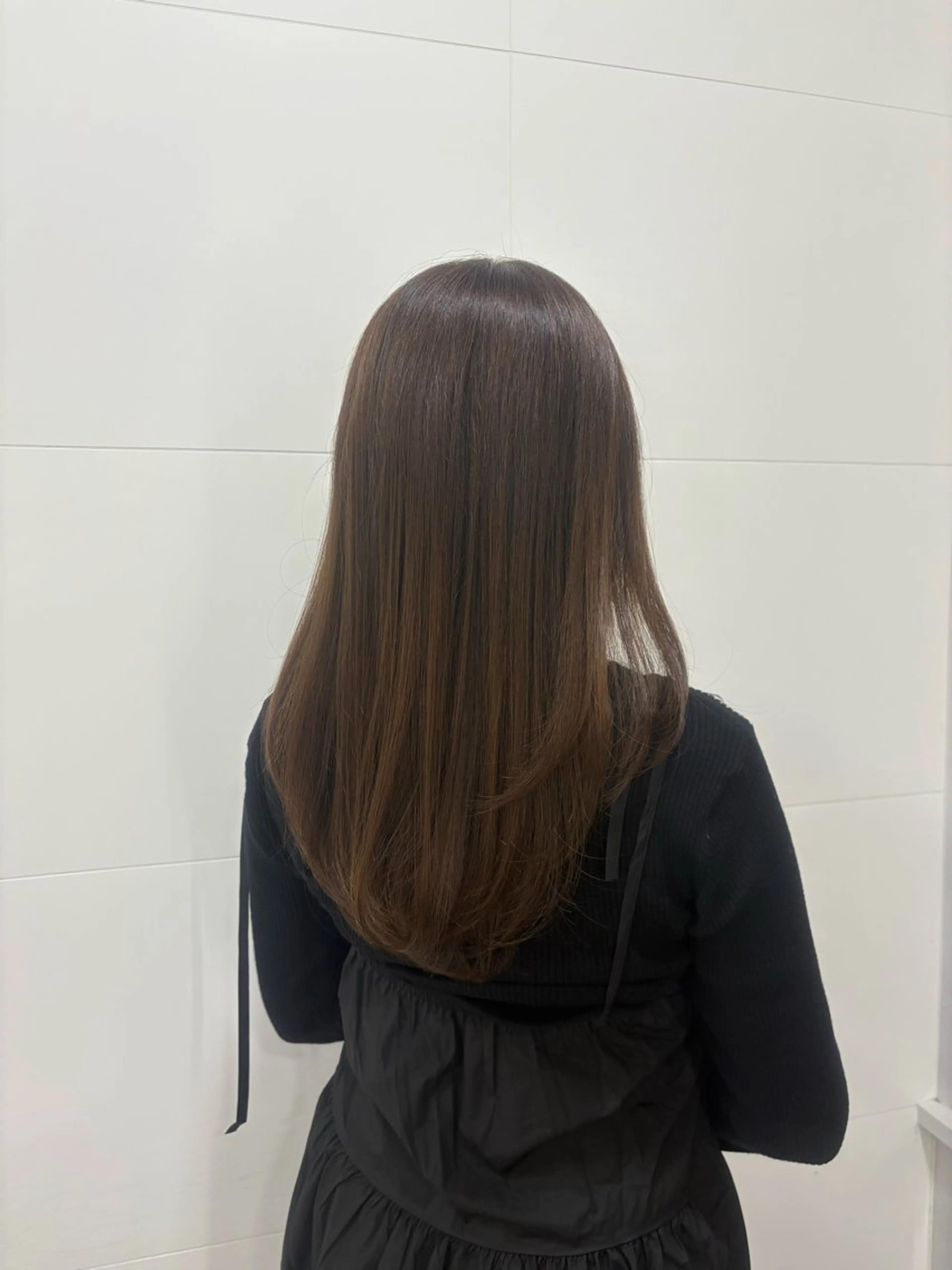 ロング カラー カット ヘアカラー アフェクション金山所属・透明感カラー🫧/ 艶感/ayanaのヘアスタイル