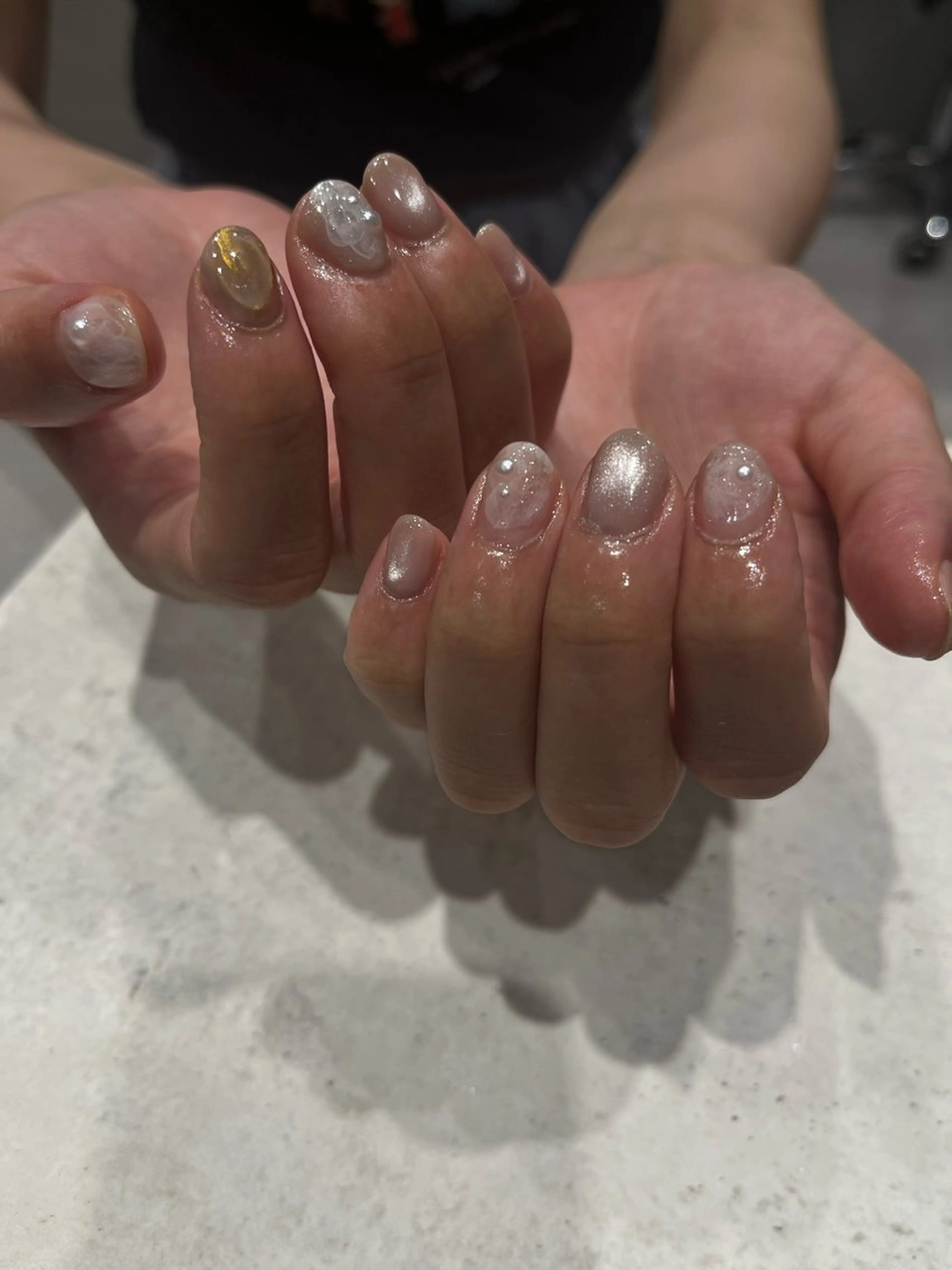 ネイル 谷田部 結衣のネイルデザイン