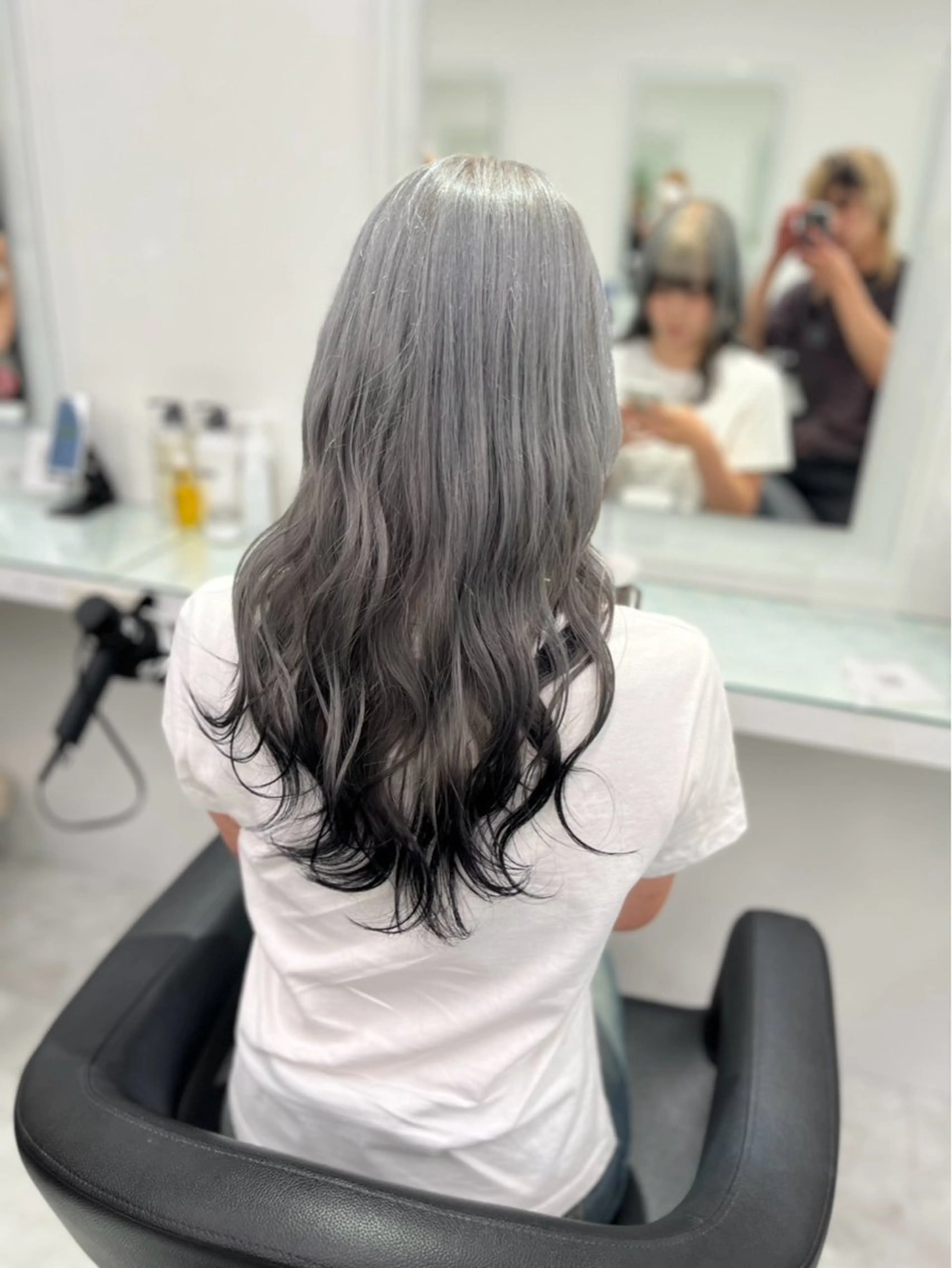 セミロング ハイトーン/デザイン ⛓️mai🖤のヘアスタイル